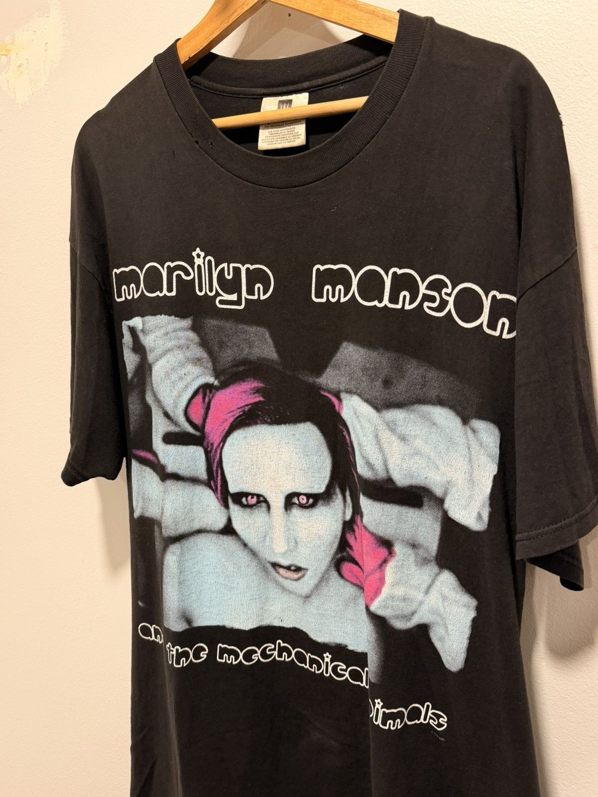 Vintage Marilyn Manson Mechanical Animals dope show Tshirt