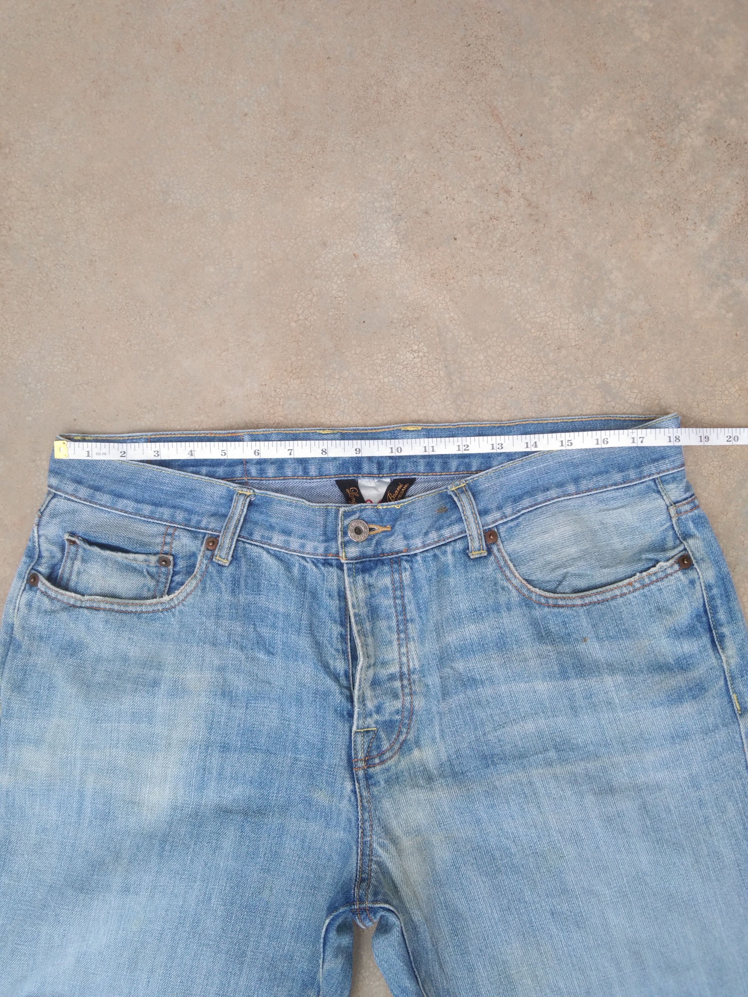 Japanese Brand × Jean × Vintage Vintage Distressed Flared Lucky Brand Boot Cut Jeans 36x34 Size US 36 / EU 52 - 6 Thumbnail