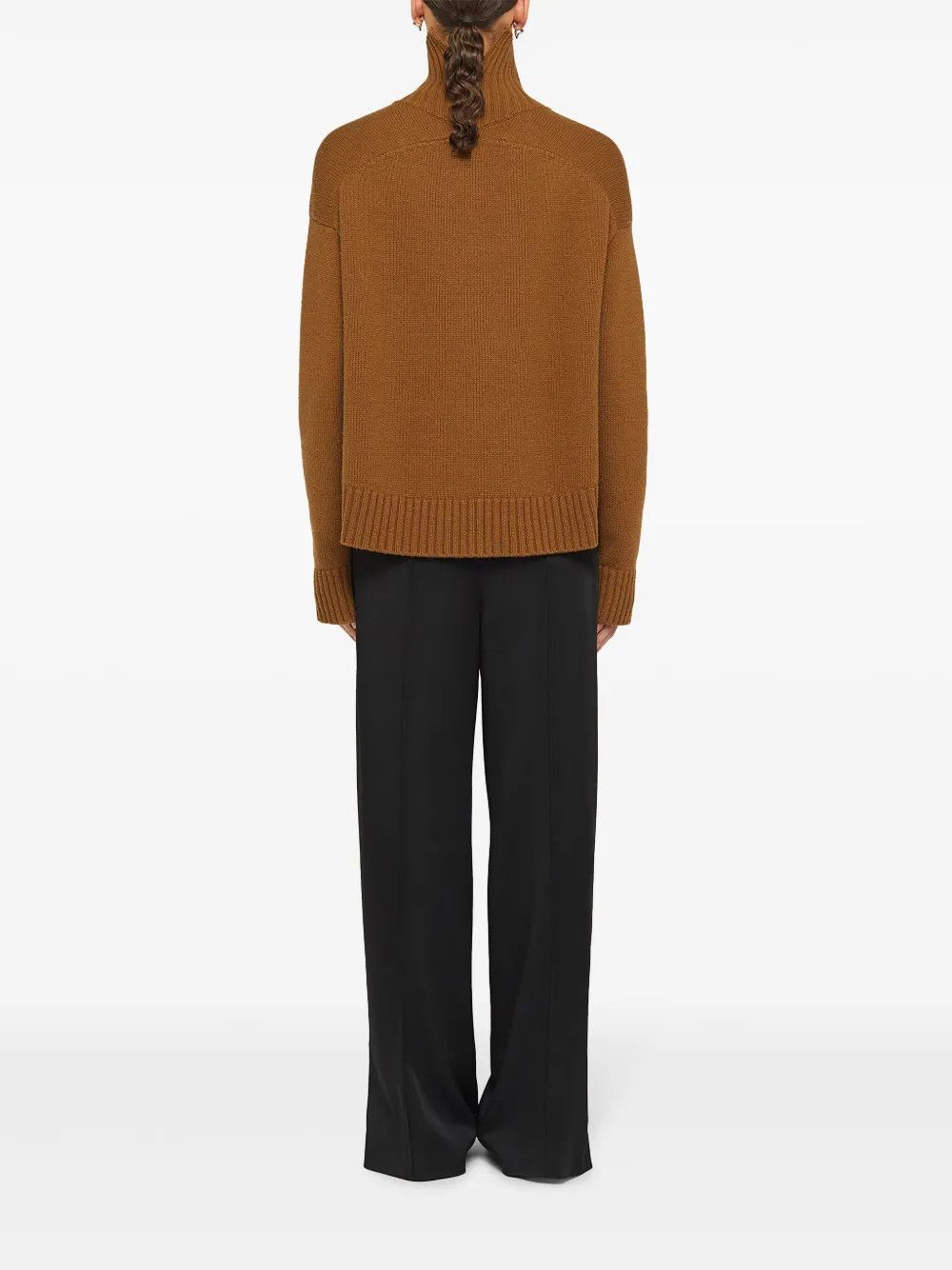 Jil Sander o1w1db10825 Jumper Sweater in Brown Size S / US 4 / IT 40 - 3 Thumbnail
