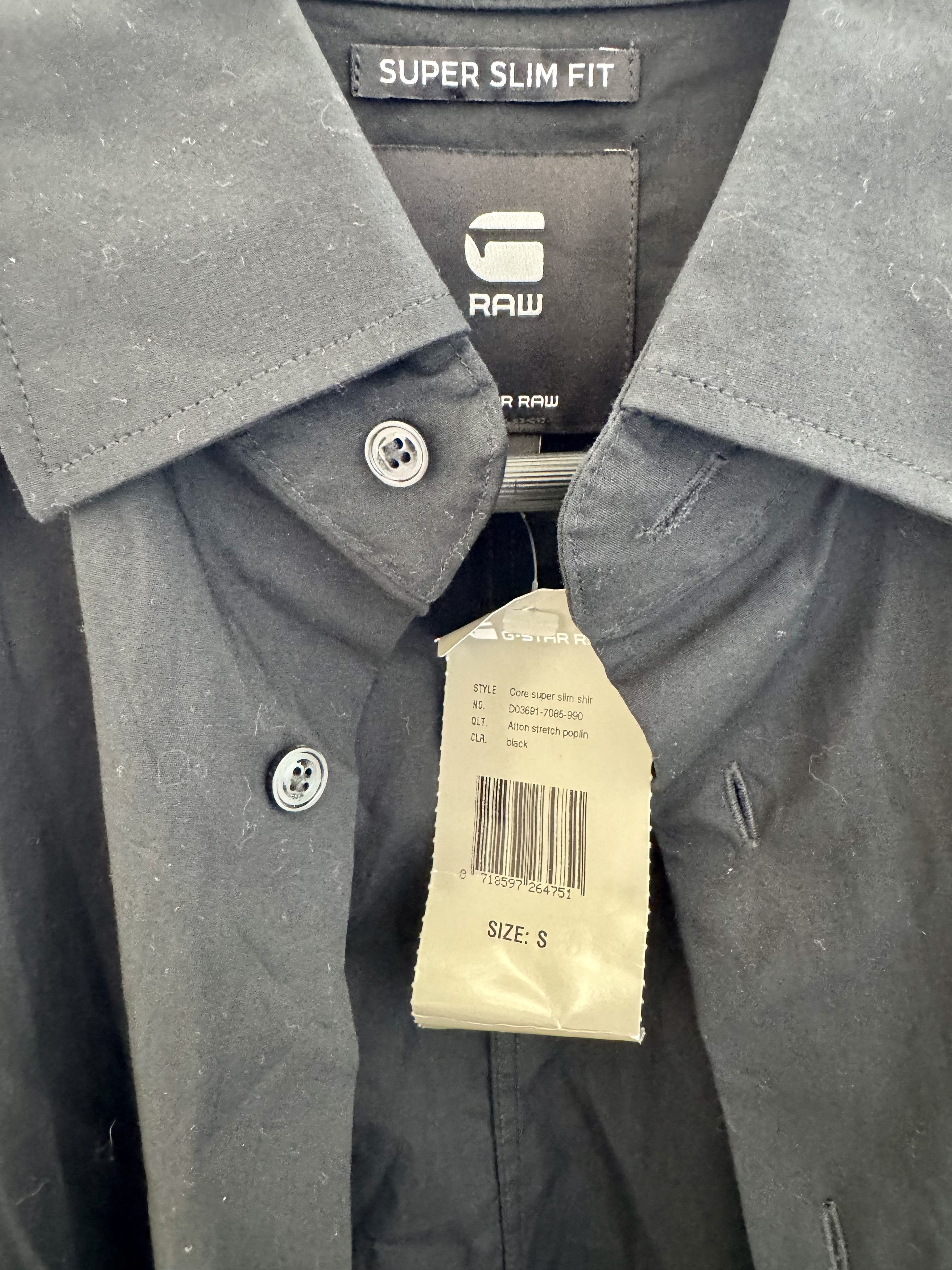 G-Star Super Slim Fit Button Down Dress Shirt Size US S / EU 44-46 / 1 - 3 Thumbnail