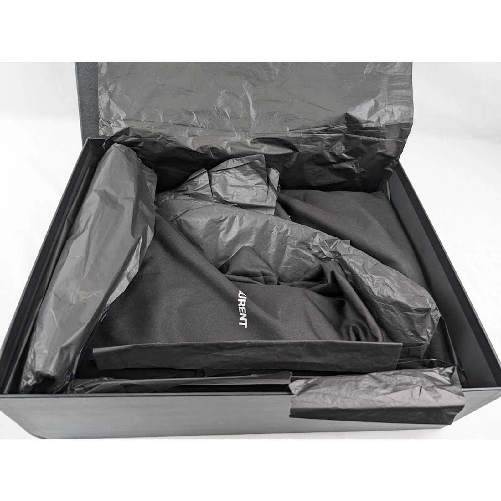 Saint Laurent Paris o1rshd1 Vlad 45 Zipped Boots in Black Size US 11.5 / EU 44-45 - 20 Thumbnail