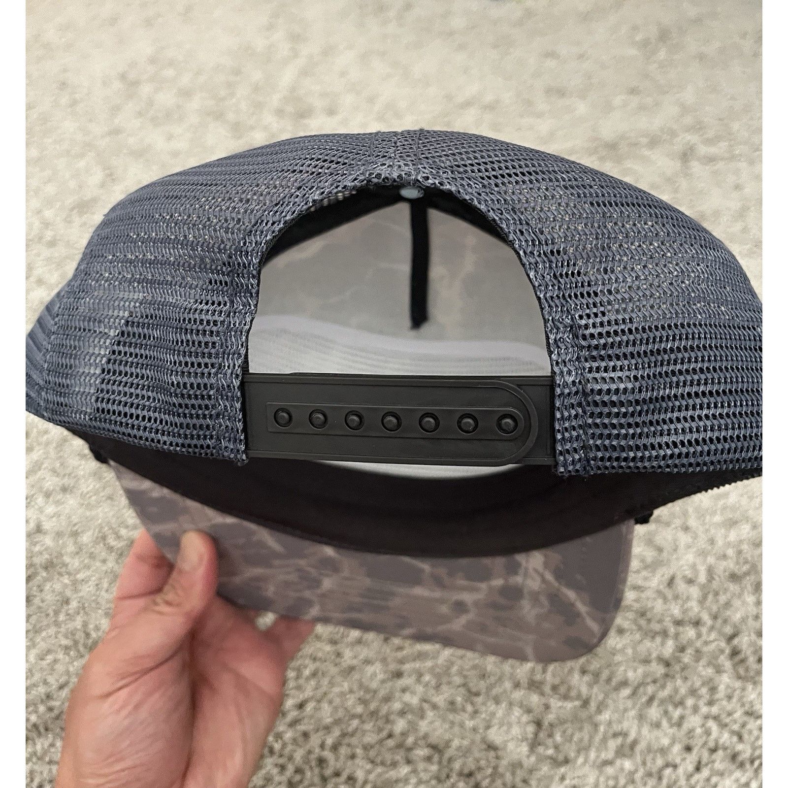 Other Fishpond Fly Fishing Hat Cap Snapback Gray Camo Rope Trucker Size ONE SIZE - 8 Thumbnail
