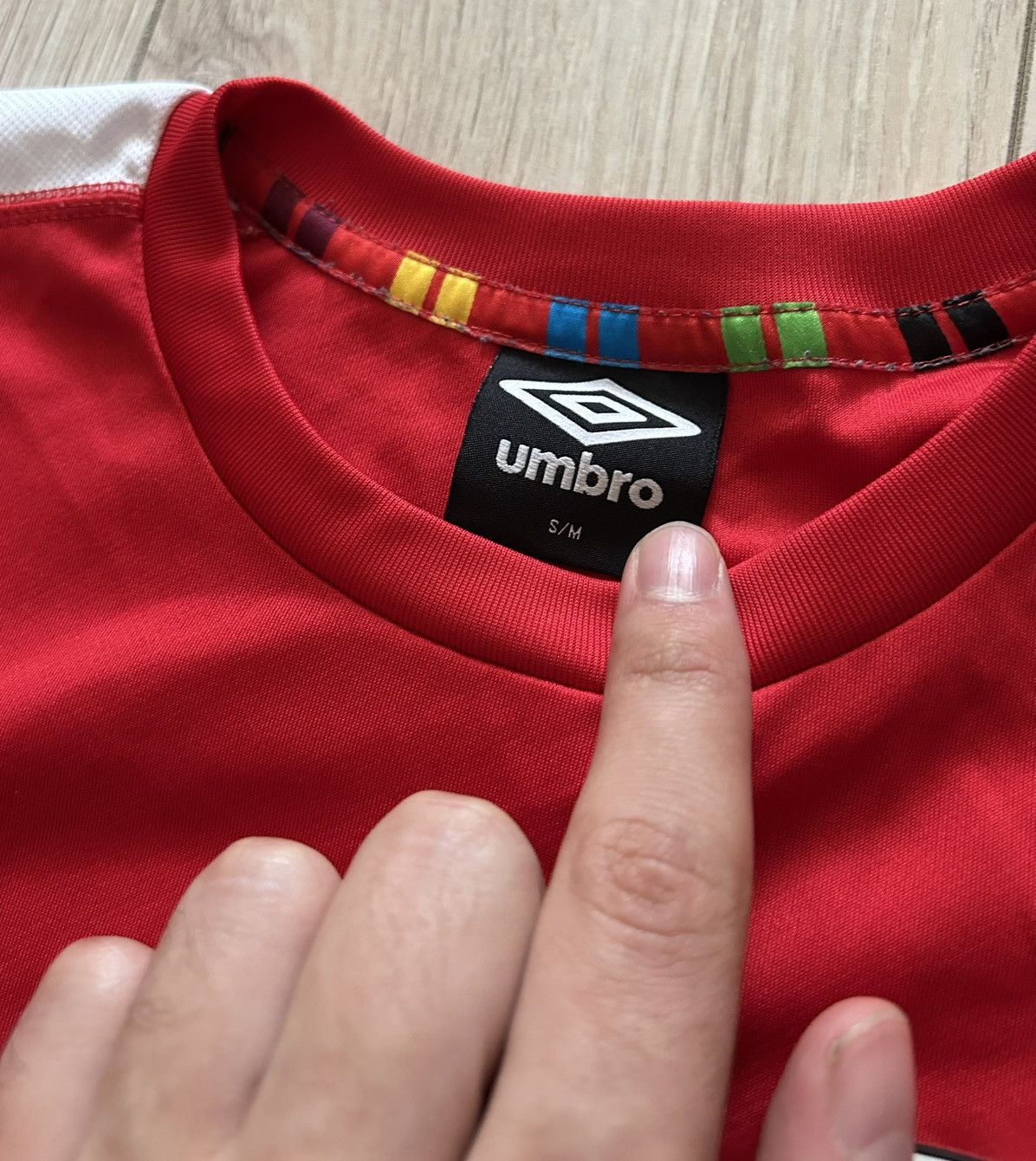 Umbro Umbro Pringles red short sleeve t shirt Size US M / EU 48-50 / 2 - 5 Thumbnail