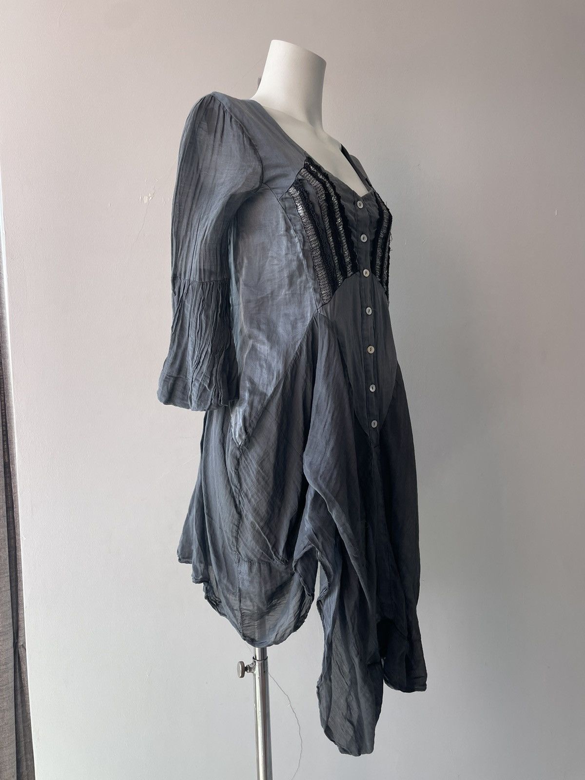 Vintage Italian silk dress Size S / US 4 / IT 40 - 12 Thumbnail
