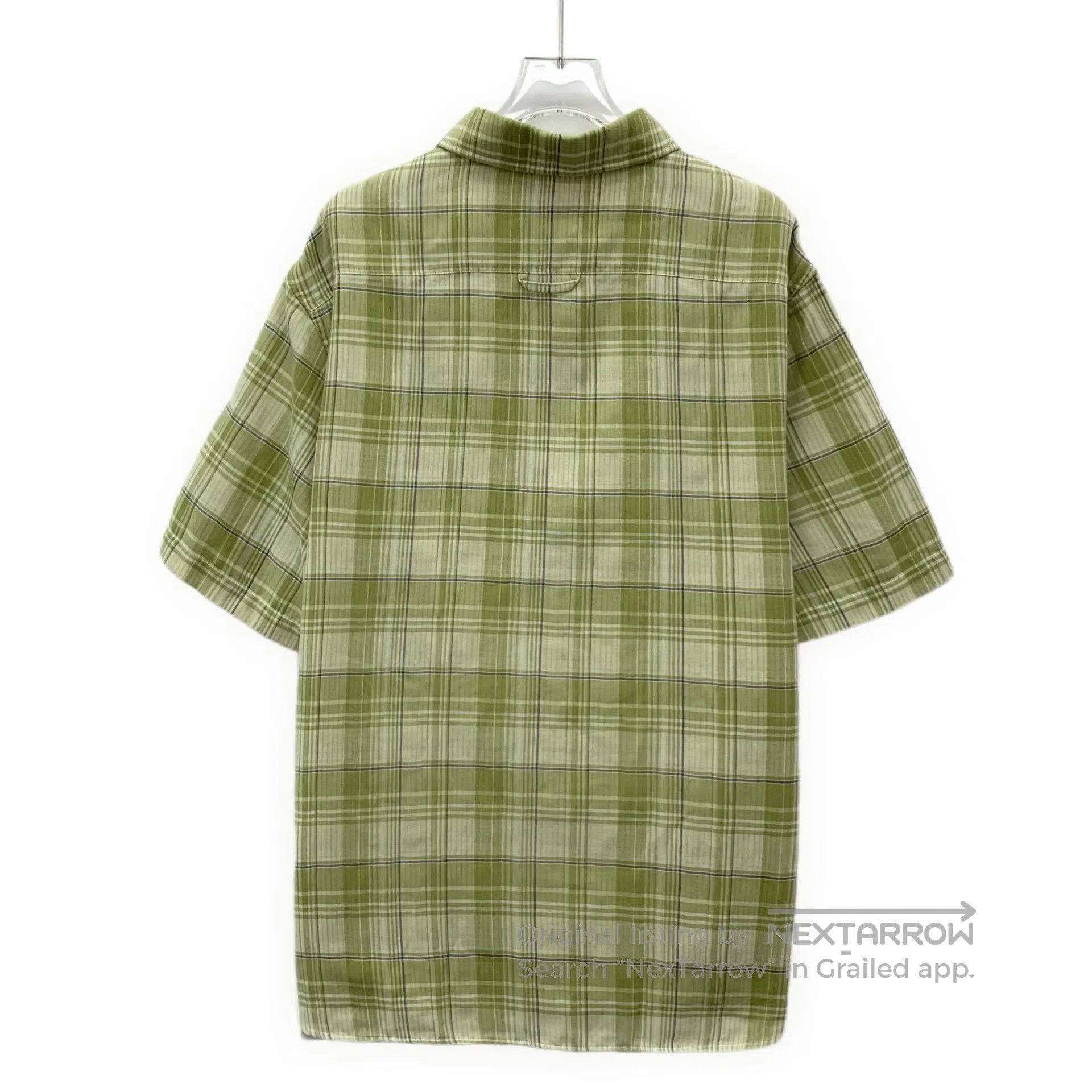 Loewe Loewe Light green plaid pocket logo embossed collar single Size S / US 4 / IT 40 - 2 Thumbnail