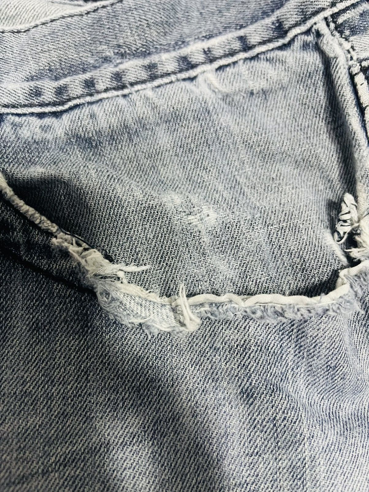Japanese Brand Flypaper Straight Cut Distressed Jeans (16) Size US 34 / EU 50 - 11 Thumbnail