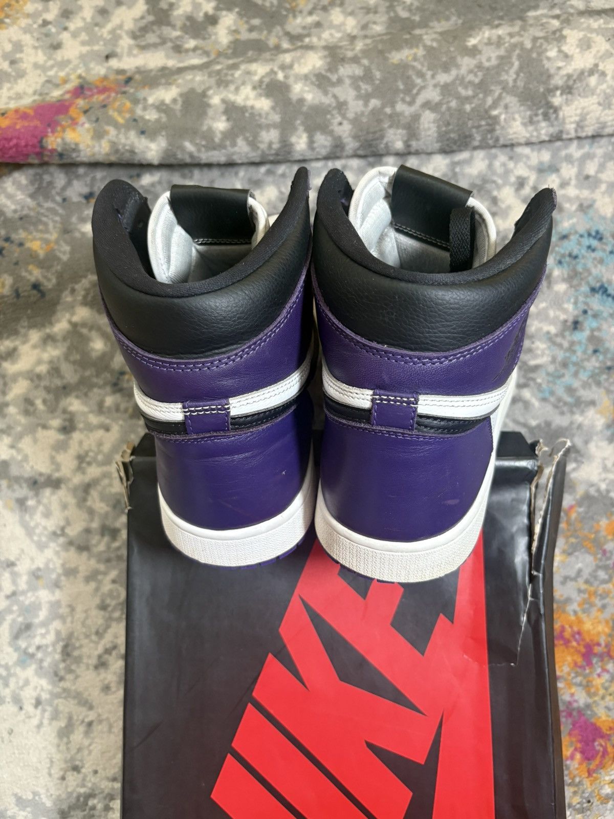 Jordan Brand Air Jordan Retro 1 Court Purple size 10.5 Size US 10.5 / EU 43-44 - 4 Thumbnail