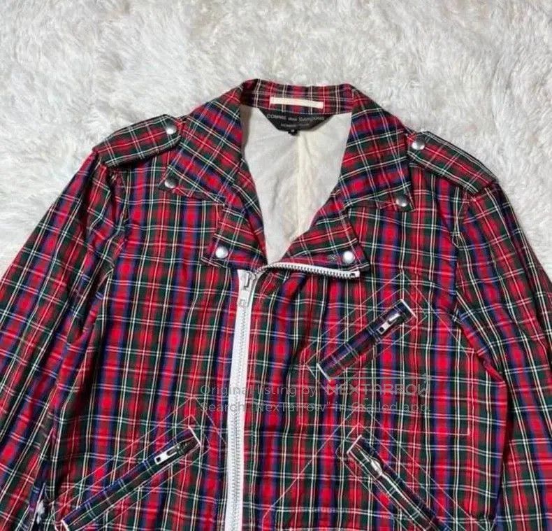Comme des Garcons Comme des Garcons Checker Bomber Jacket M. Size US M / EU 48-50 / 2 - 2 Thumbnail