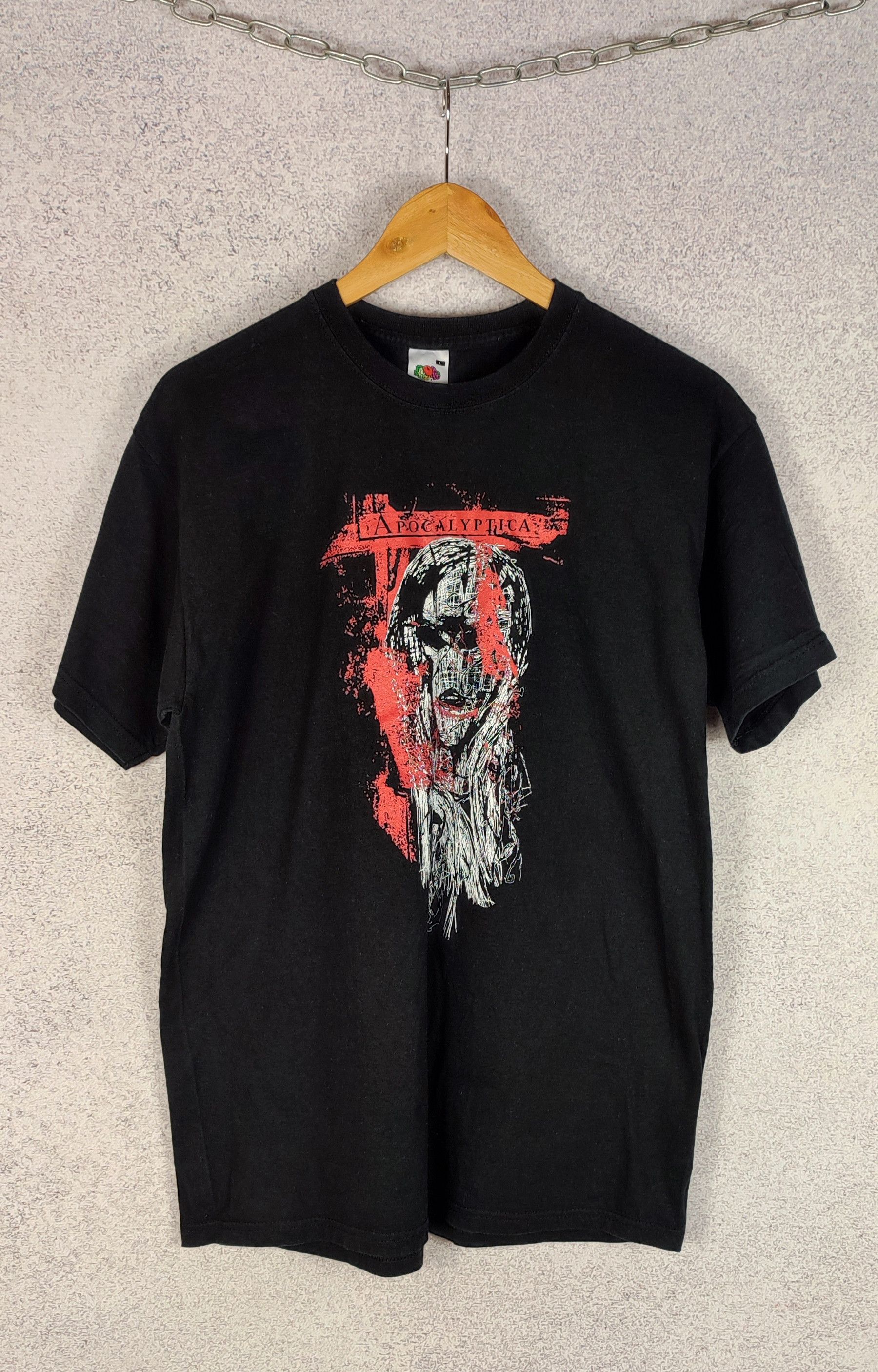 Band Tees Vintage Apocalyptica y2k Symphonic Metal Worlds Collide Size US L / EU 52-54 / 3 - 1 Thumbnail