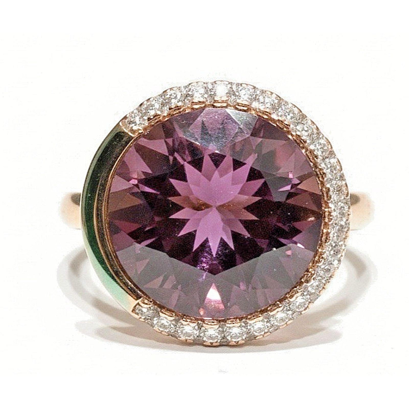 Other Swarovski ring purple elegant ladies gold tone ring SIze 7 Size ONE SIZE - 2 Thumbnail