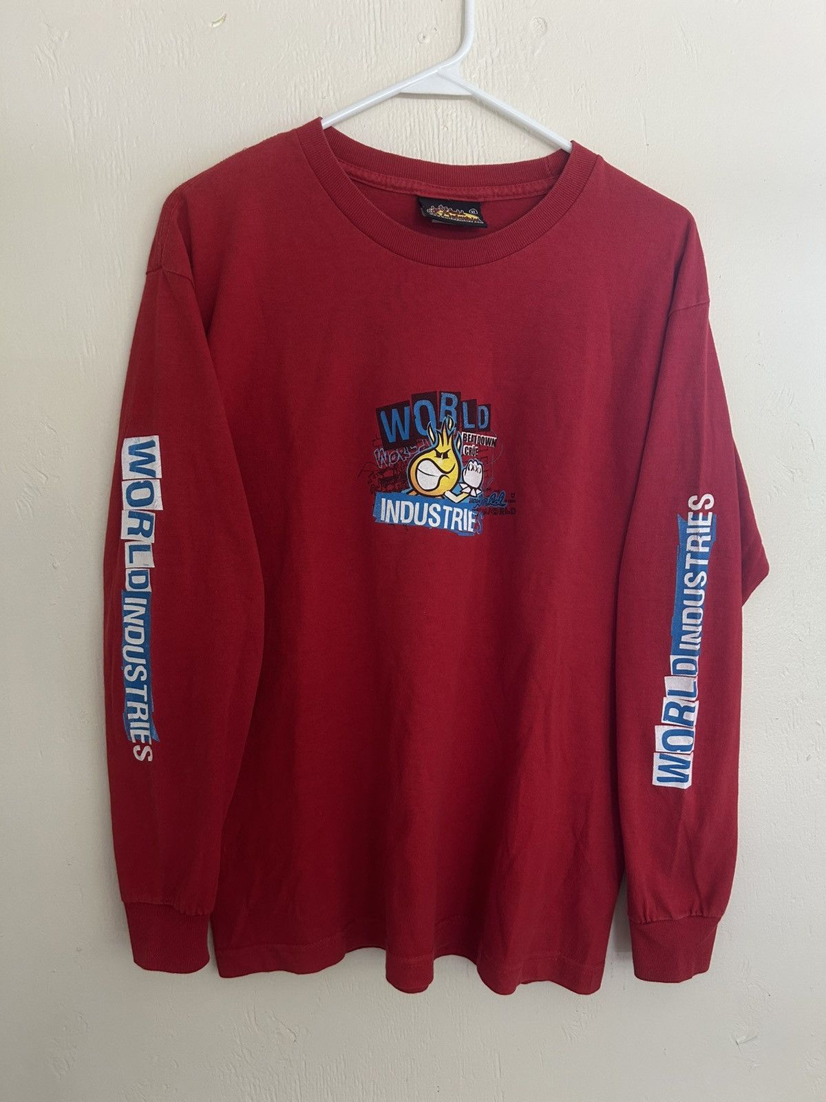 World Industries Vintage World Industries Skate Beatdown Crue Longsleeve Size US XL / EU 56 / 4 - 1 Thumbnail