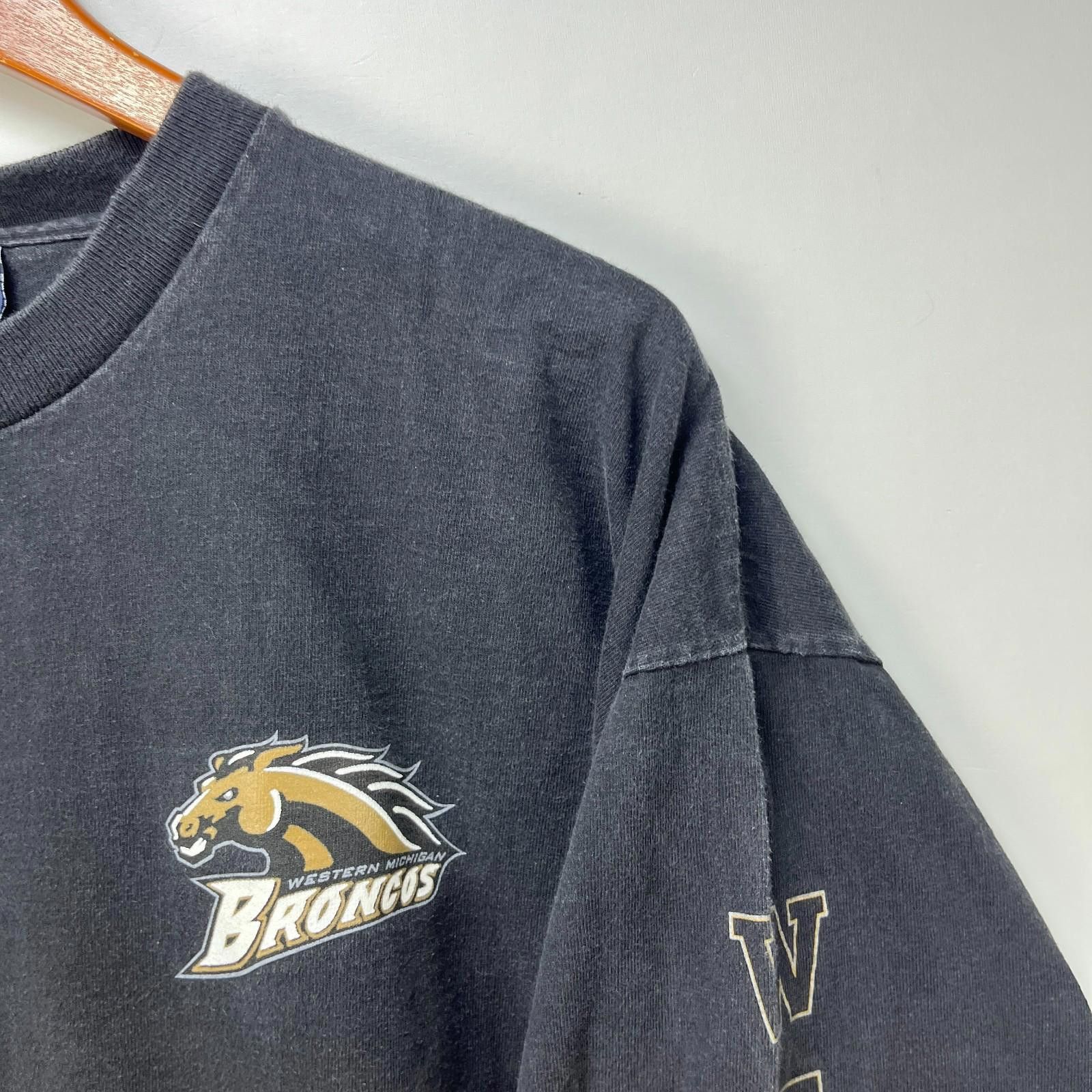 Jansport Vintage 90s Western Michigan University Broncos Shirt 2XL Size ONE SIZE - 2 Thumbnail