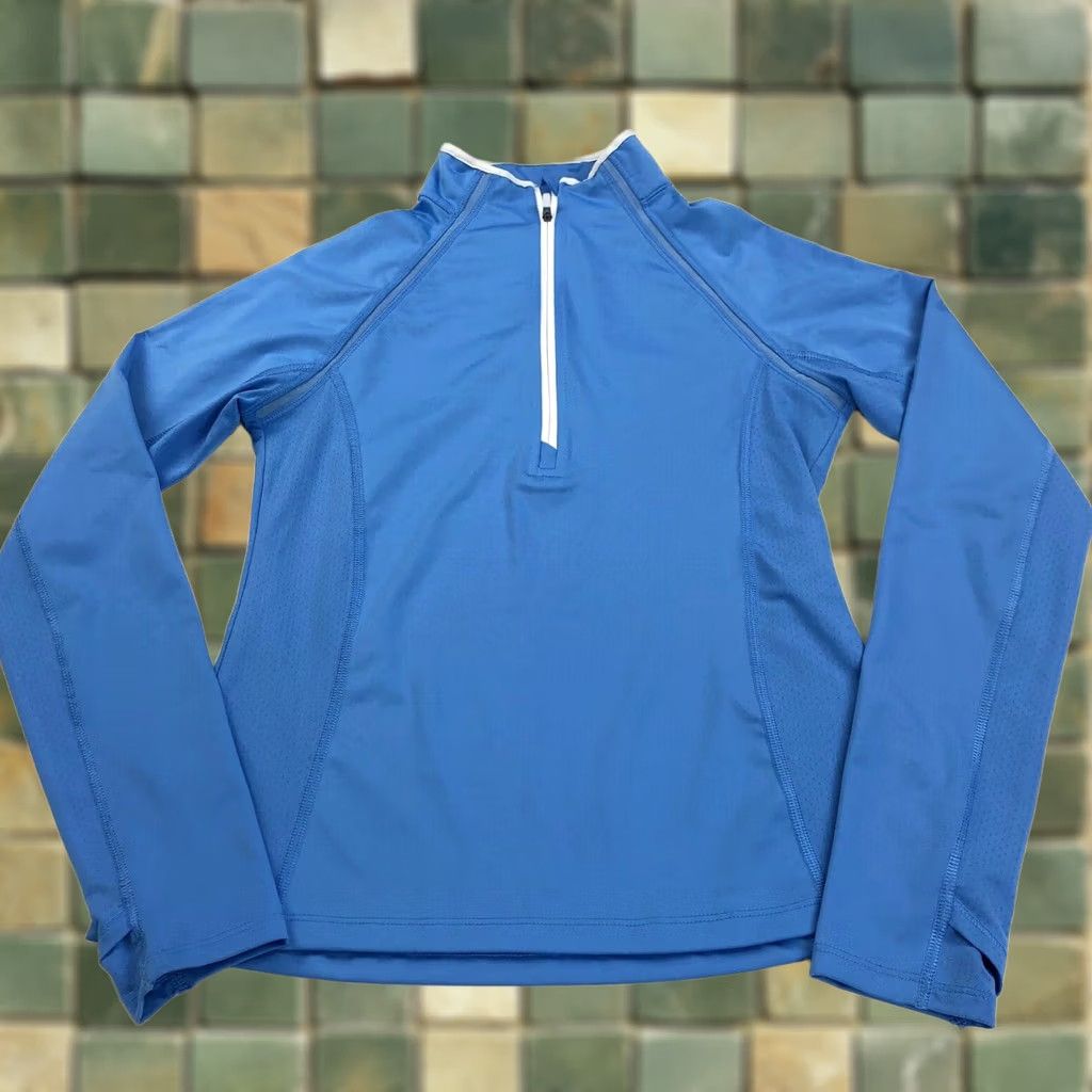 Vineyard Vines Vineyard Vines XS Performance Running Zip Pullover Blue Size XS / US 0-2 / IT 36-38 - 1 Thumbnail