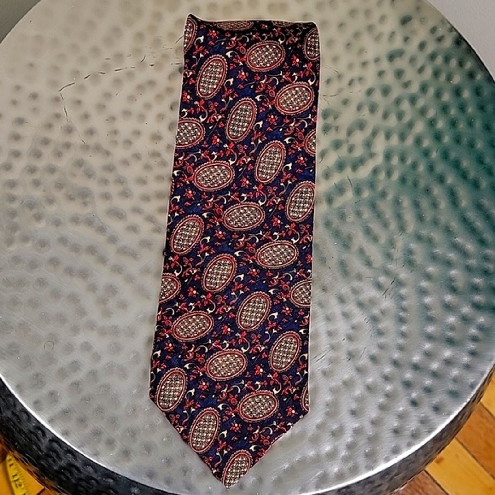 Hardy Amies Hardy Amies Mens Paisley Silk Neck Tie Classic 4" Size ONE SIZE - 2 Thumbnail