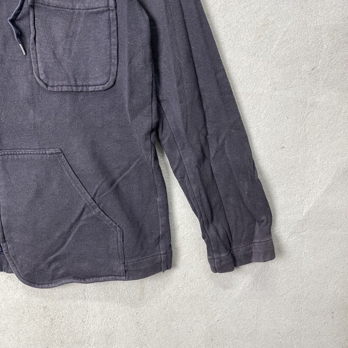 mercibeaucoup MerciBeaucoup Zip Hoodie – Navy Minimal Pocket Design Size M / US 6-8 / IT 42-44 - 4 Thumbnail