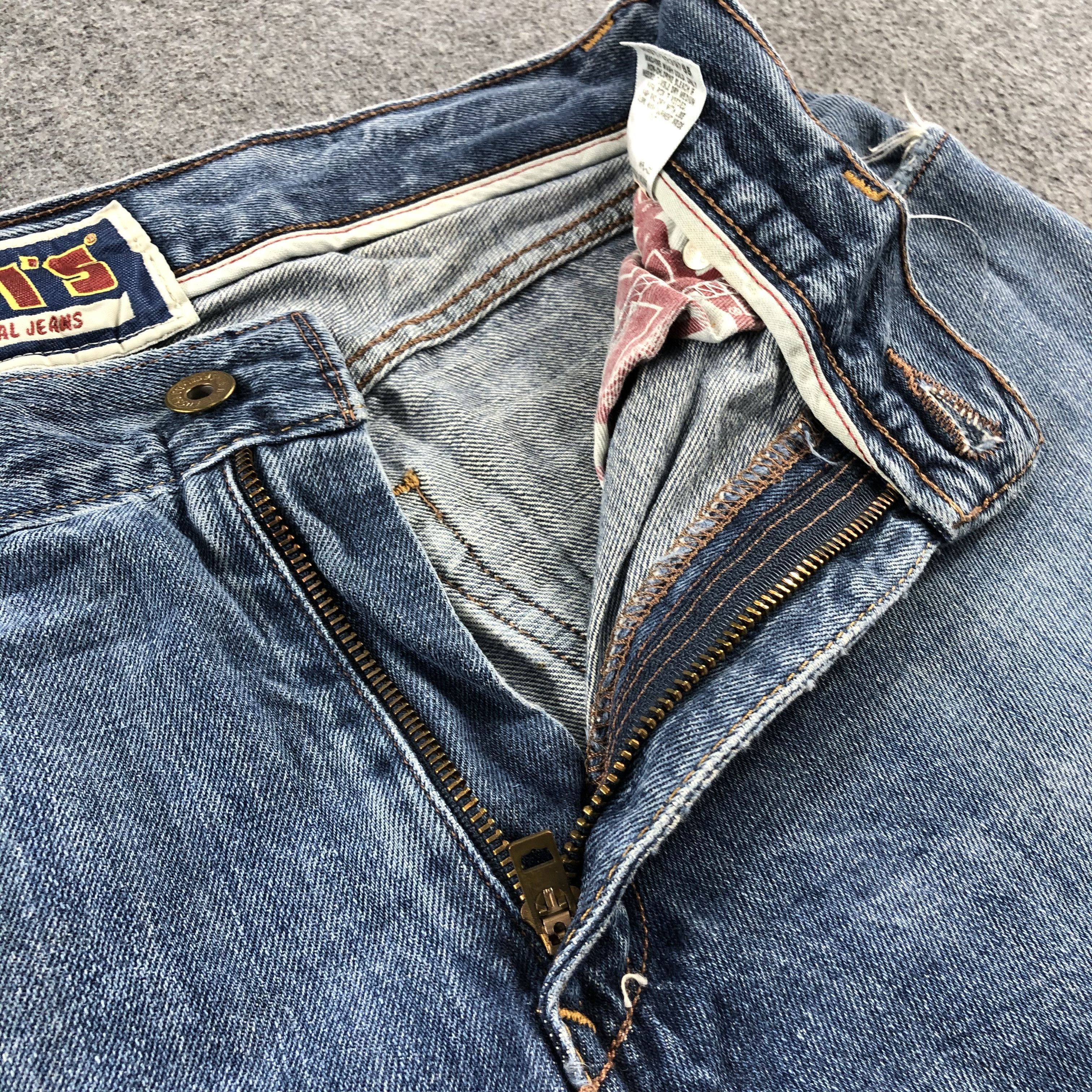 Levi's 90s Vintage Blue Wash Levis 527 Jeans-J2409 Size US 34 / EU 50 - 12 Thumbnail