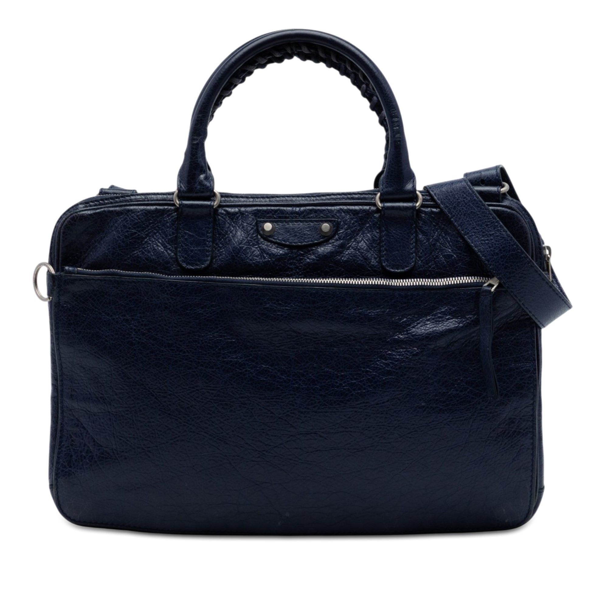 Balenciaga Lambskin Motocross Giant 12 Briefcase Size ONE SIZE - 1 Thumbnail
