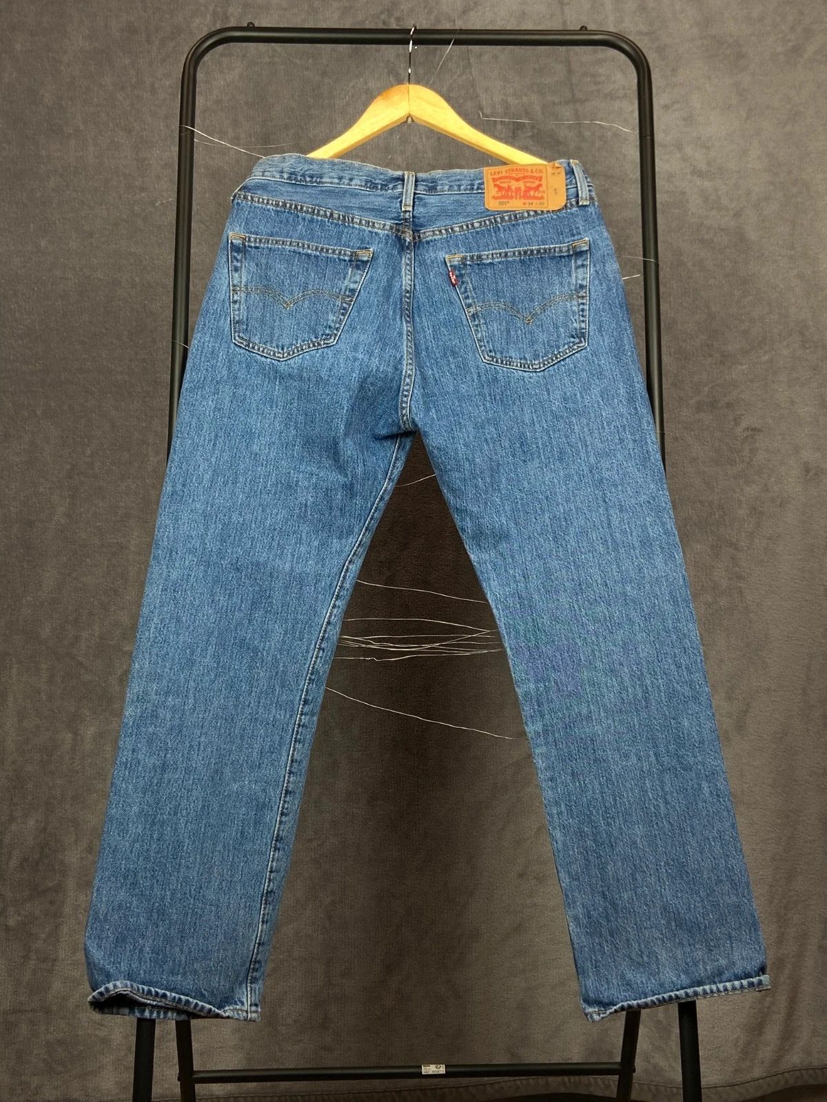 Levi's Levi’s Blue Denim Jeans L Vintage Streetwear Size US 38 / EU 54 - 4 Thumbnail