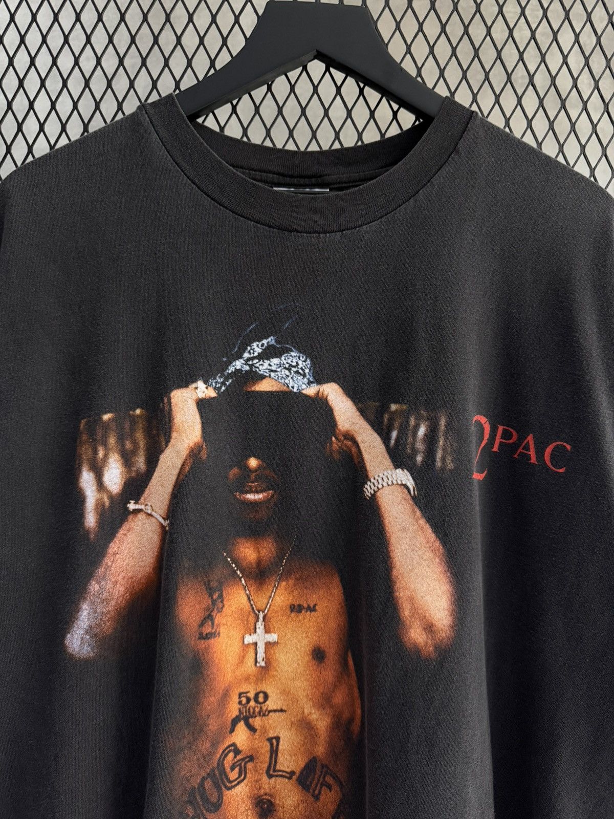 Rap Tees Vintage 1998 Tupac Shakur All Eyes On Me Promo Tee Size US XL / EU 56 / 4 - 2 Thumbnail