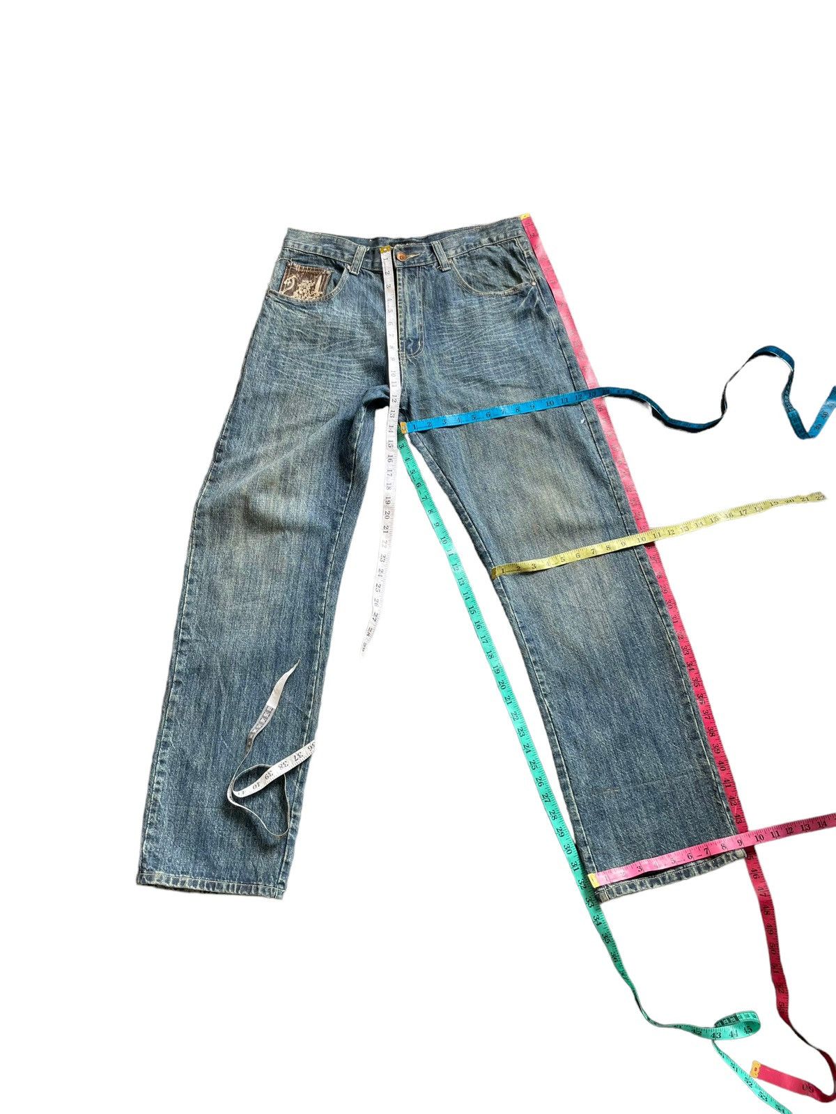 JNCO × Sean John Sean John Faded Wash Denim Size US 35 - 12 Thumbnail