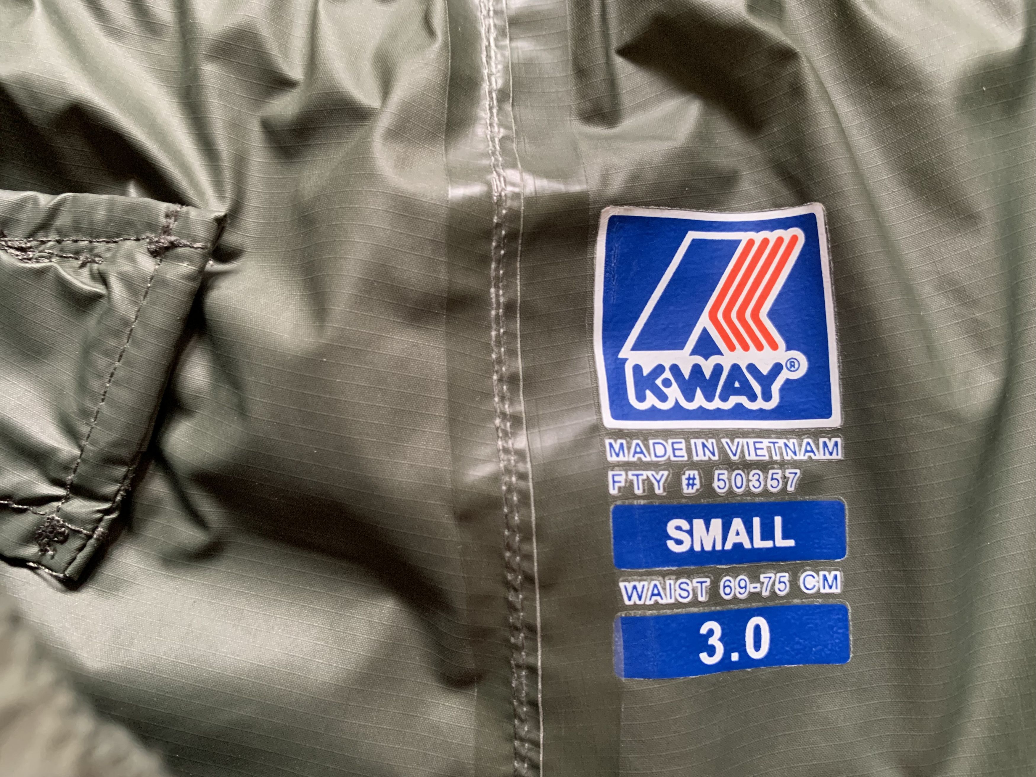 K-Way K Way Outdoor Adventure Waterproof Pants Trousers Size US 30 / EU 46 - 7 Thumbnail
