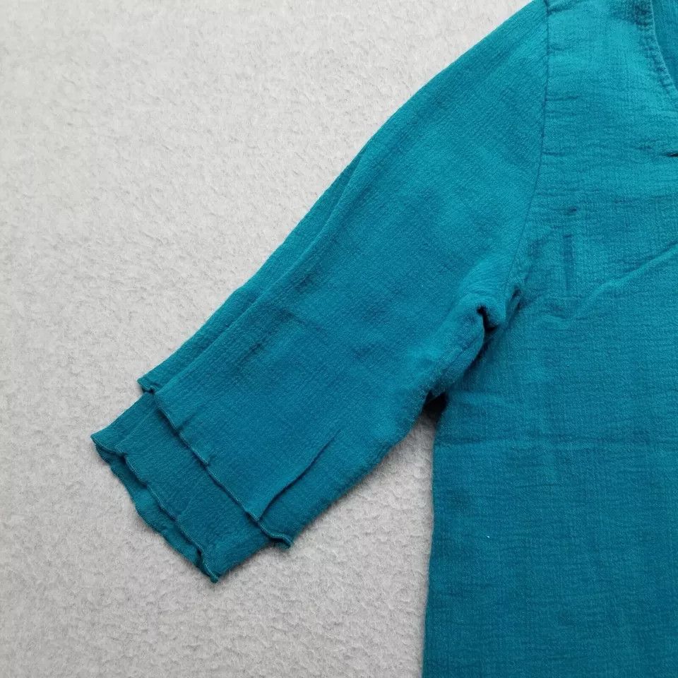 Other Soft Surroundings Shirt Womens Large Round Neck Long Sleeve Size L / US 10 / IT 46 - 3 Thumbnail