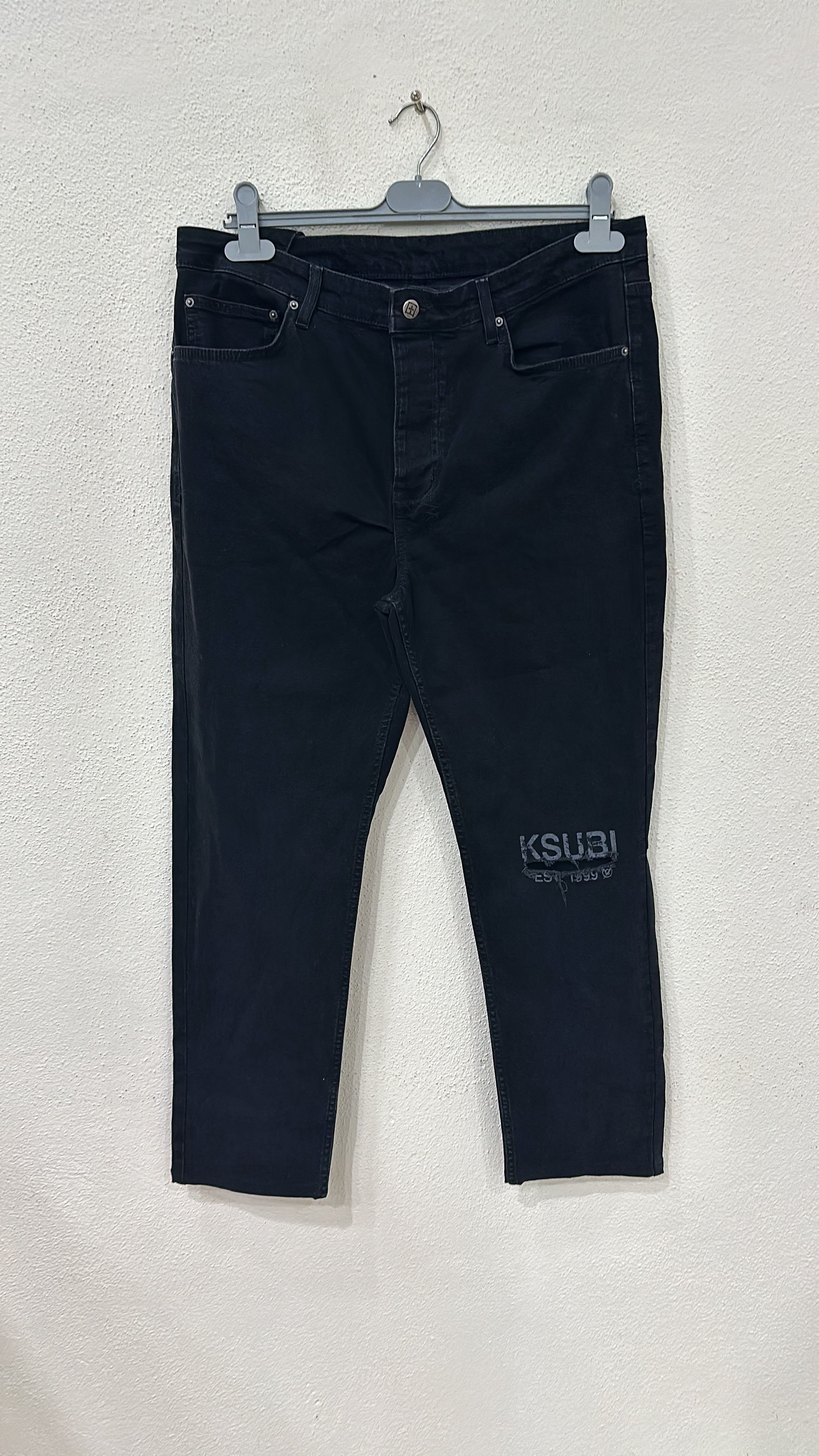 Ksubi Ksubi Chitch Laid Black Est Jean Size 38 Size US 38 / EU 54 - 1 Thumbnail