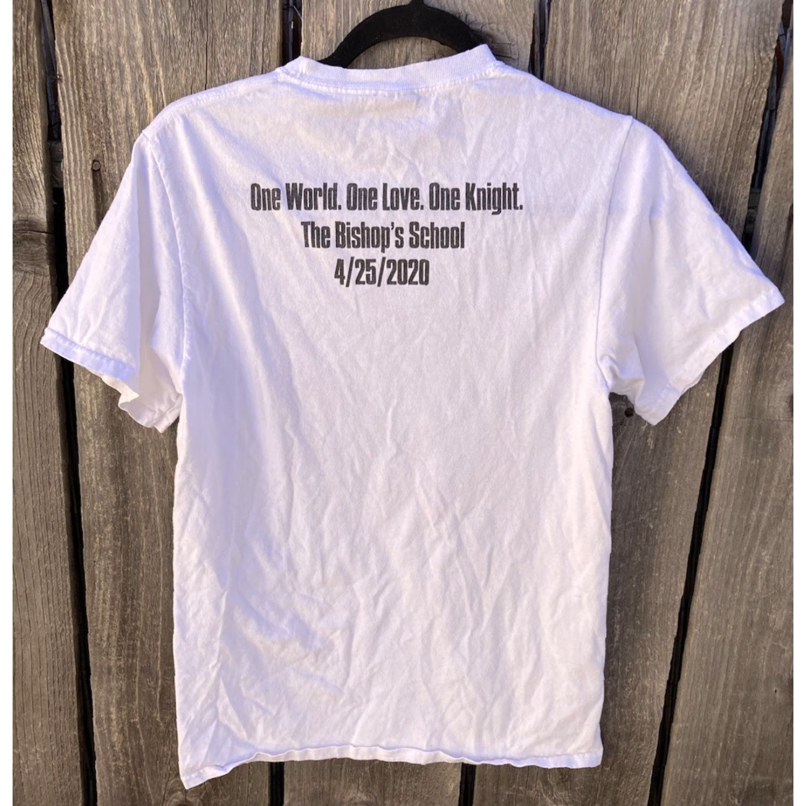 Vintage U2 T-Shirt Men’s White Hollywood Bishop School Tour 2020 S Crew Irish Rock USA Port and Company Size US S / EU 44-46 / 1 - 5 Thumbnail