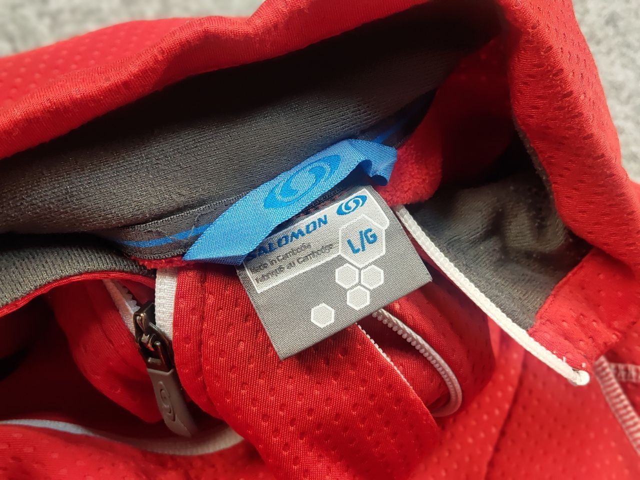 Salomon Vintage Salomon Acti Logo Zip Red Fleece Long sleeve Size US L / EU 52-54 / 3 - 16 Thumbnail