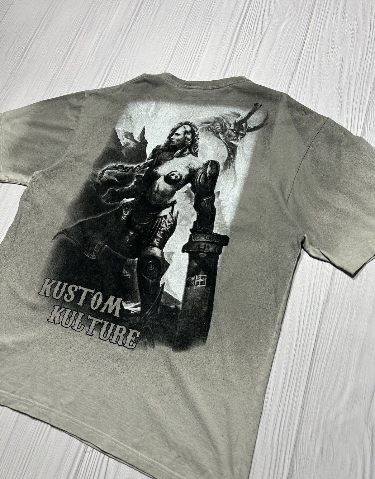 Vintage Kustom Kulture Warrior Man/Woman T-Shirt Size US XL / EU 56 / 4 - 7 Thumbnail