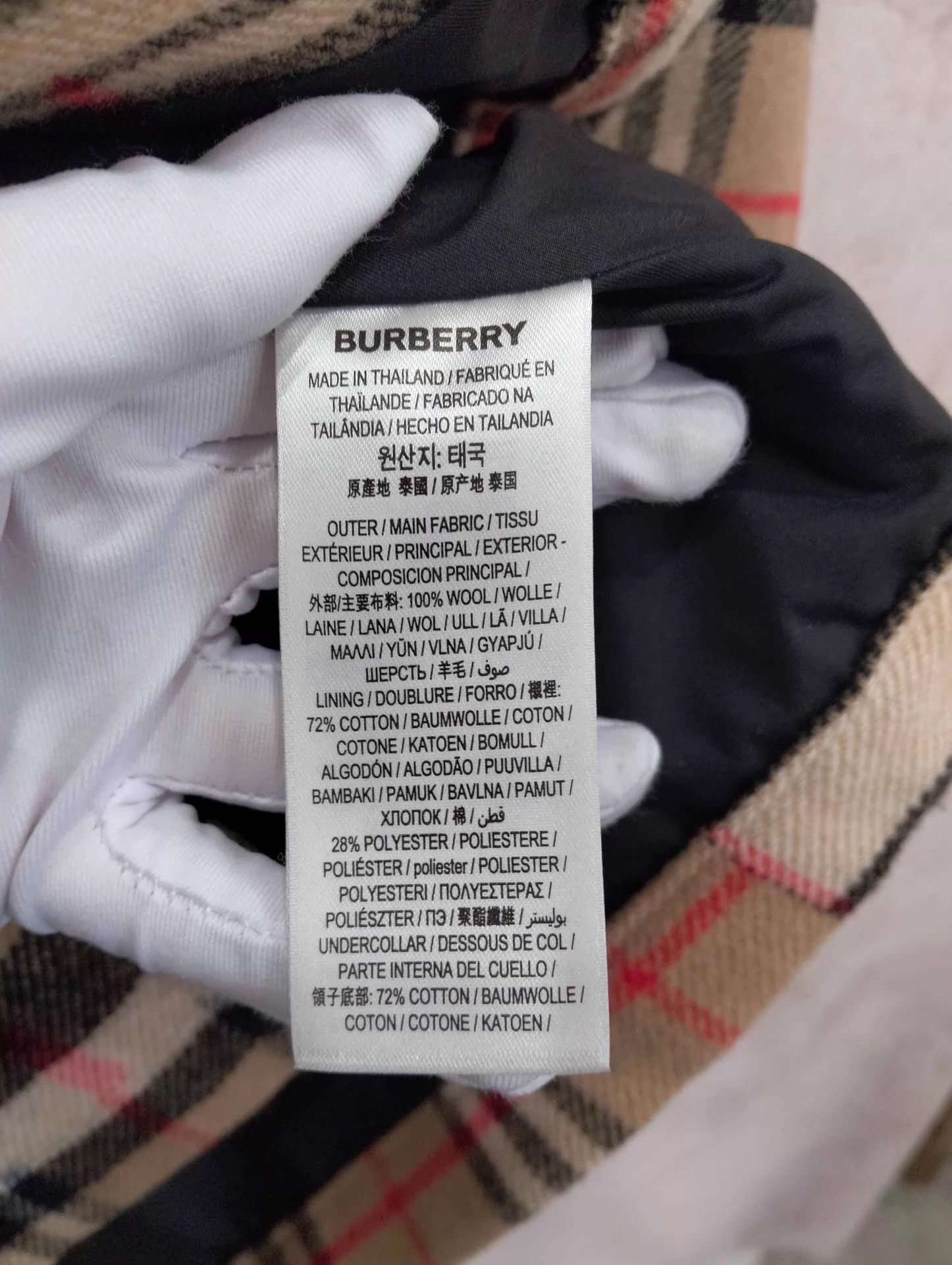 Burberry Burberry Classic Check Plaid Wool Jacket S 95 New Size US S / EU 44-46 / 1 - 5 Thumbnail