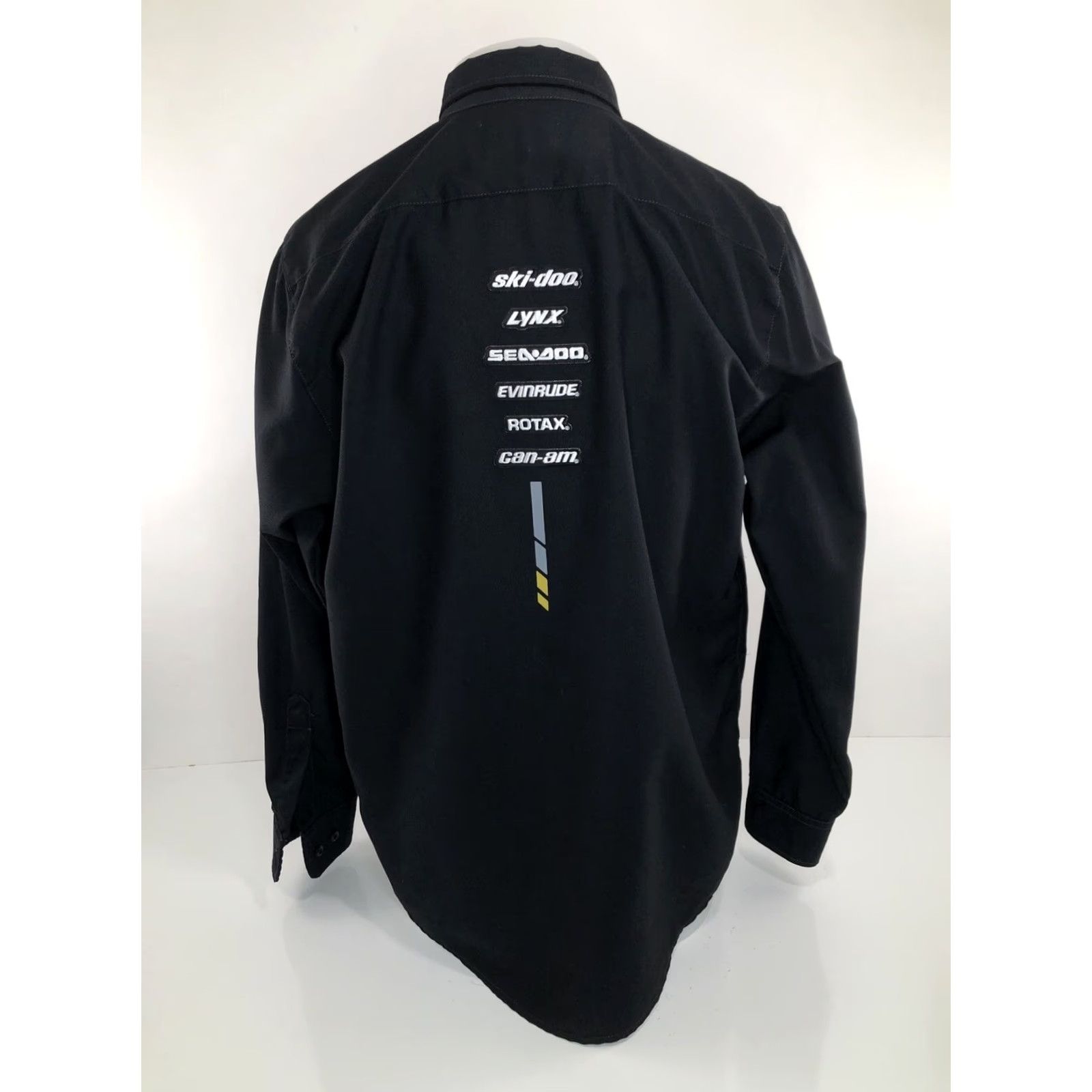 Vintage BRP / XPS - SKI-DOO, LYNX, SEA-DOO, EVNIRUDE, ROTAX, CAN AM Lg Shirt - EXCELLENT, BRP, Button-Up, Men, L, Black, Long Sleeve, Size L, Vintage? Size US L / EU 52-54 / 3 - 5 Thumbnail