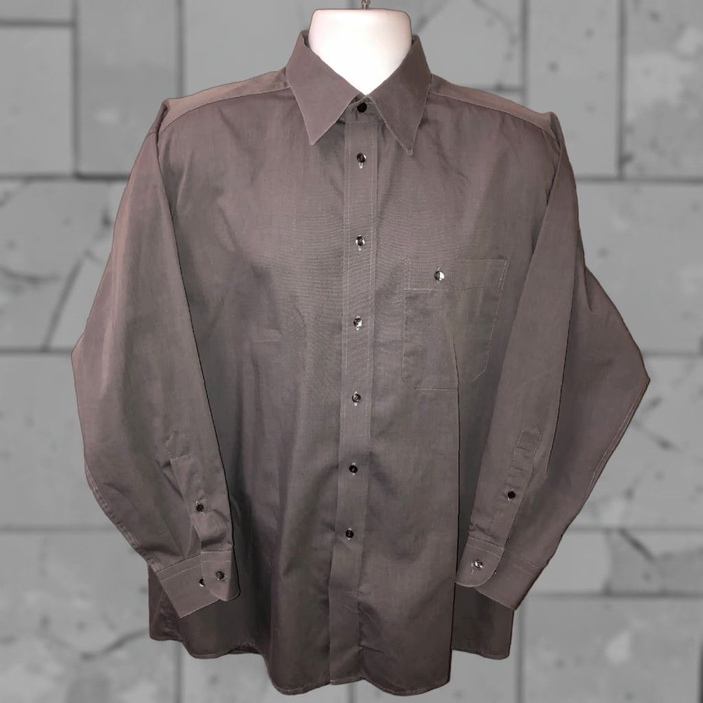 Eton Eton Shirt Gray Long Sleeve Button-Front Size M Mens Size US M / EU 48-50 / 2 - 1 Thumbnail