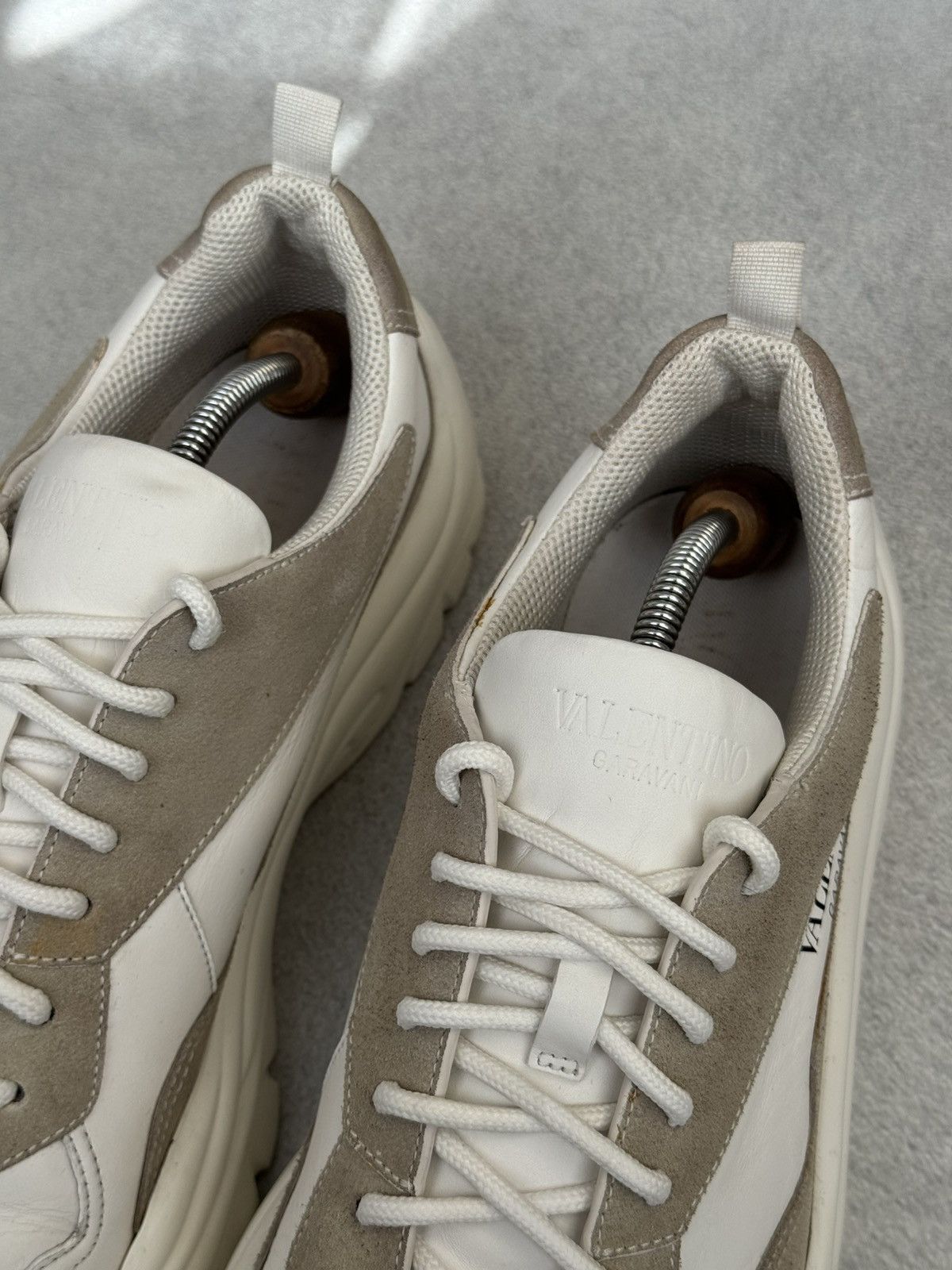 Valentino Valentino Garavani White Gumboy Calfskin Sneakers Size45 Size US 11 / EU 44 - 11 Thumbnail