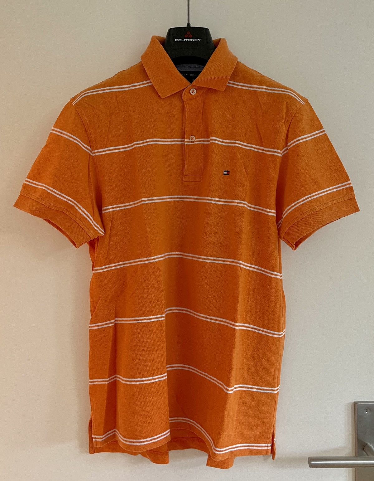Tommy Hilfiger Tommy Hilfiger Vintage Polo with Stripes Size US M / EU 48-50 / 2 - 2 Thumbnail