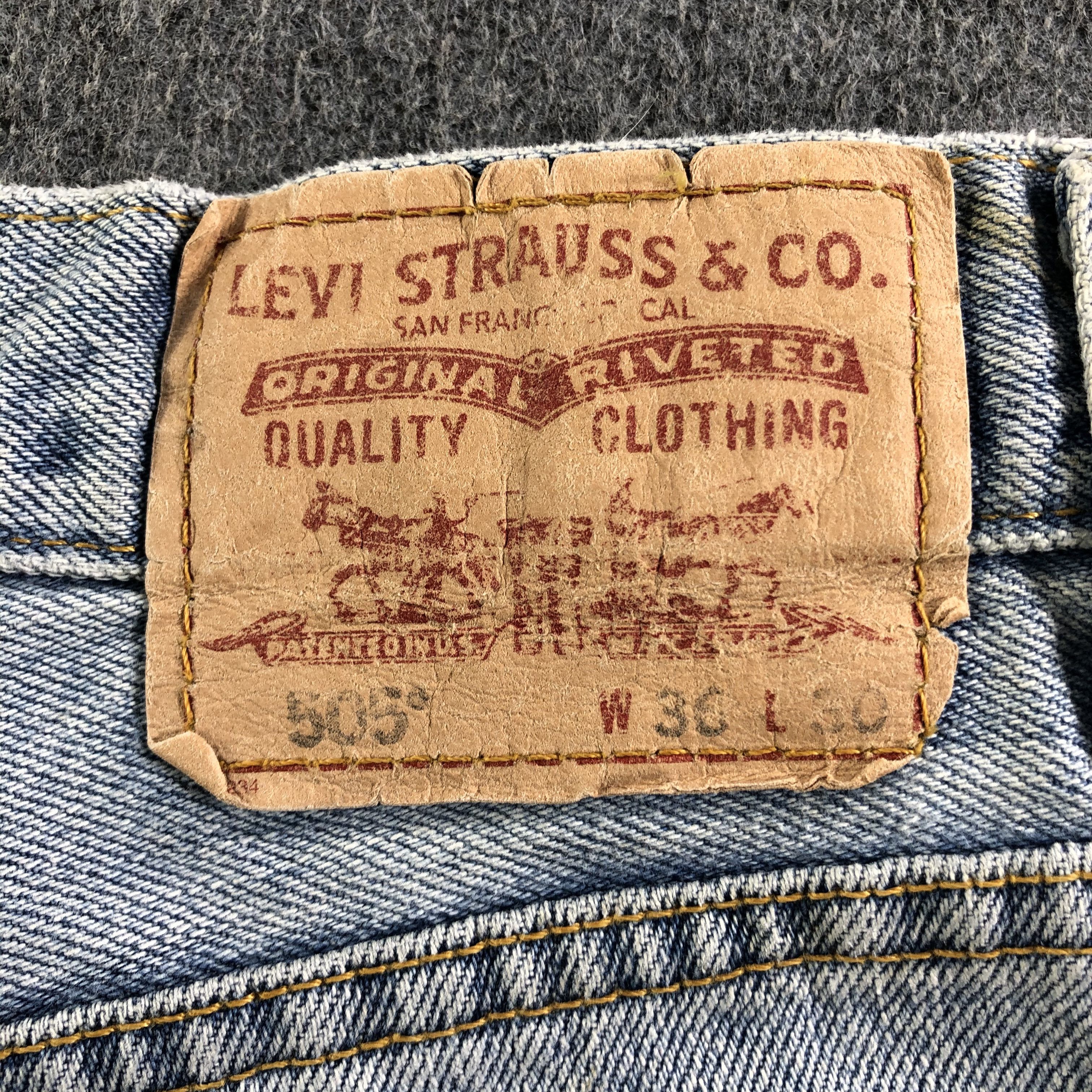 Levi's Vintage Levis 505 Jeans-J3448 Size US 36 / EU 52 - 5 Thumbnail
