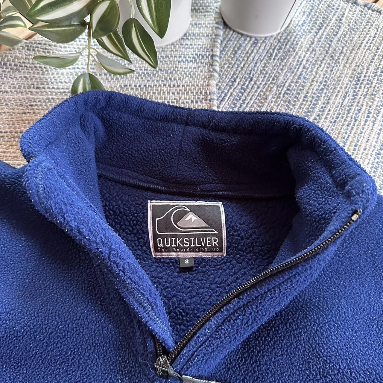 Quiksilver Vintage Y2K Quiksilver Surfwear Fleece Half Zip Jacket Size US S / EU 44-46 / 1 - 4 Thumbnail