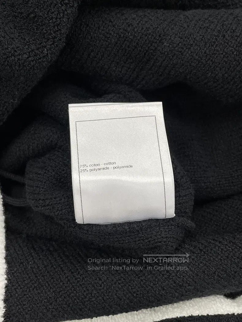 Chanel Chanel Black and white colour-blocked strap double c-butto Size S / US 4 / IT 40 - 8 Thumbnail