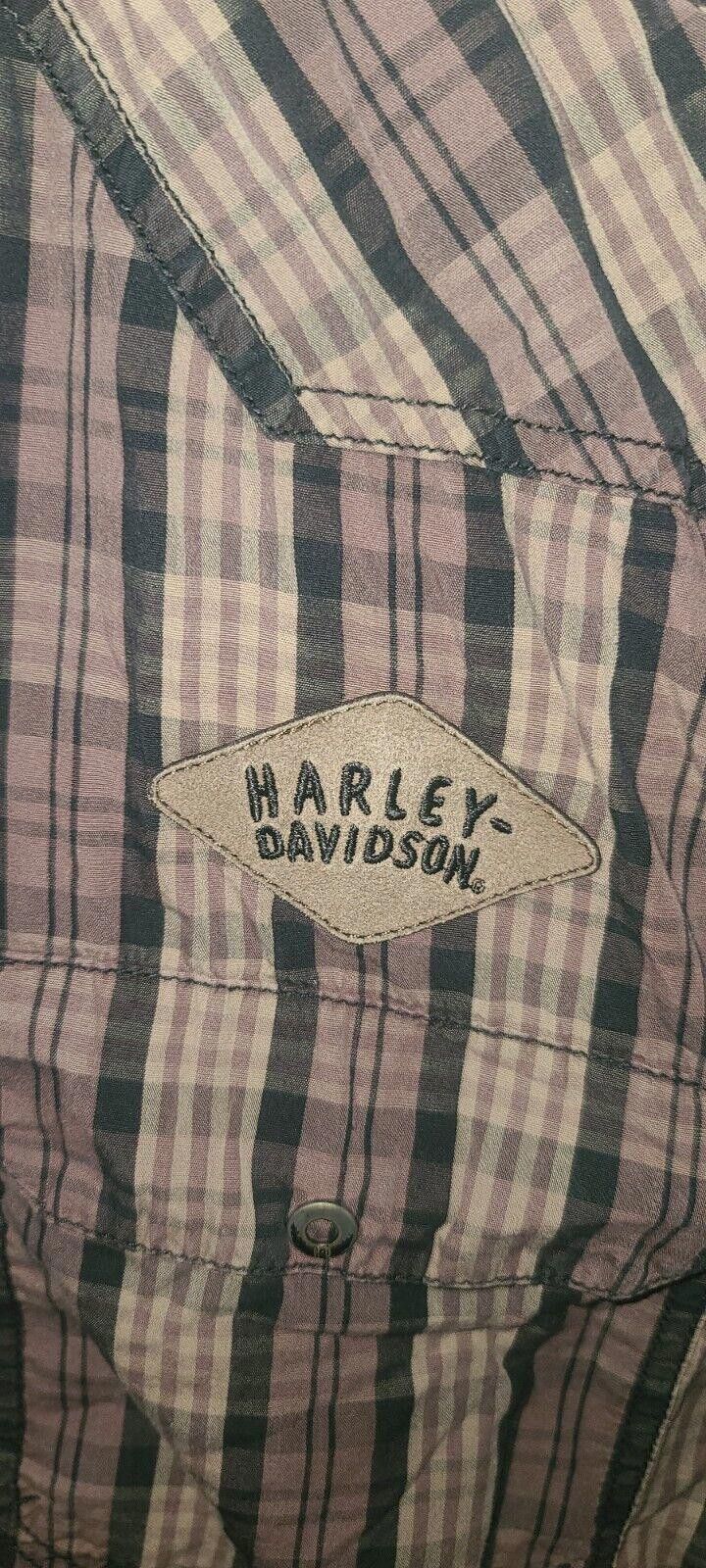 Harley Davidson HARLEY DAVIDSON Snap Shirt Embroidered Size XL Plaid Men's Size US XL / EU 56 / 4 - 2 Thumbnail