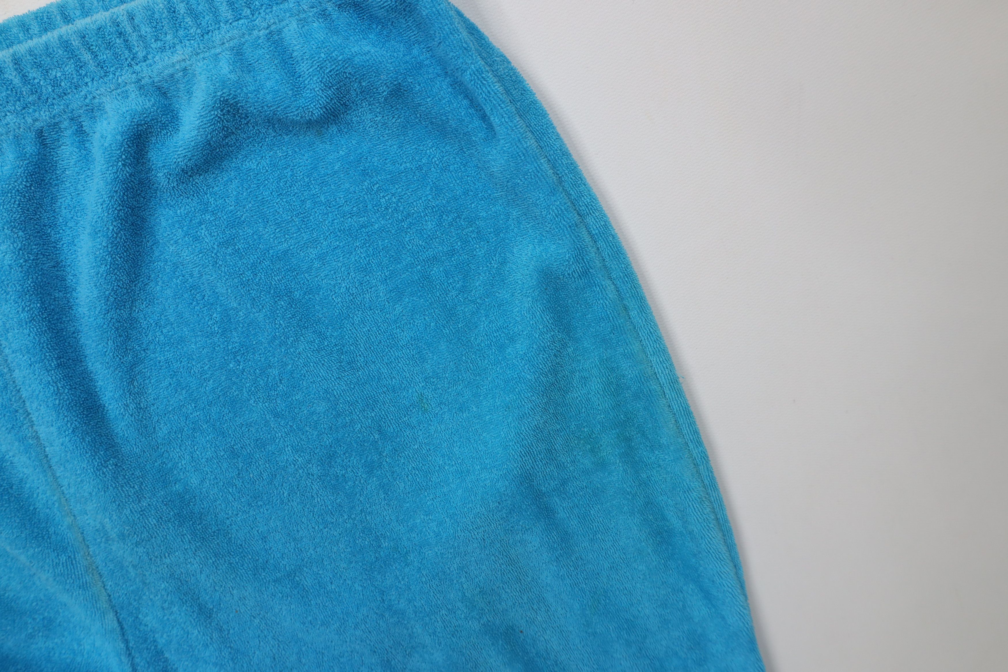 Vintage Vintage 70s Streetwear Terry Cloth Wide Leg Pants Blue USA Size 38" / US 16 / IT 52 - 8 Thumbnail