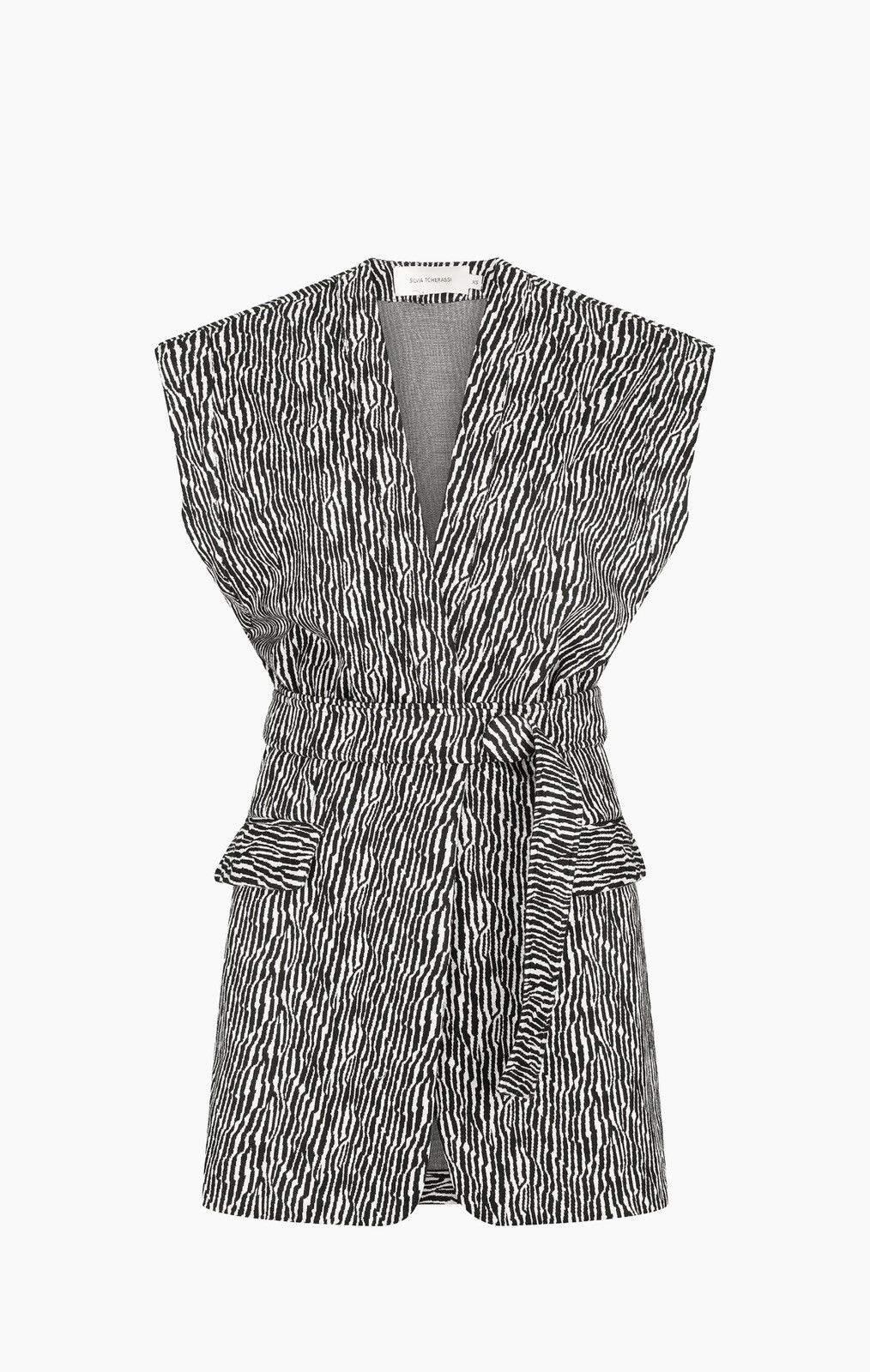 Other Galicia Abstract Tie-Waist Minidress Size 28" / US 6 / IT 42 - 1 Thumbnail