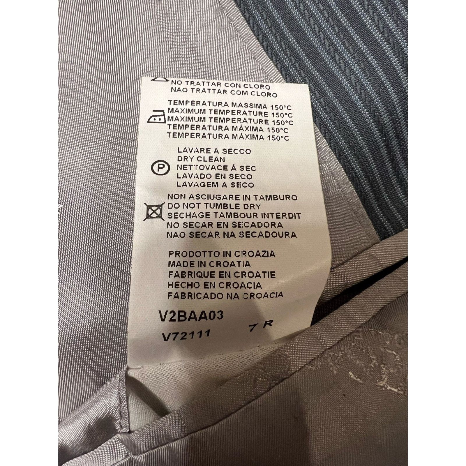 Versace Versace Collection by Gianni Versace Gray Blazer Size 40R US Size 40R - 7 Thumbnail