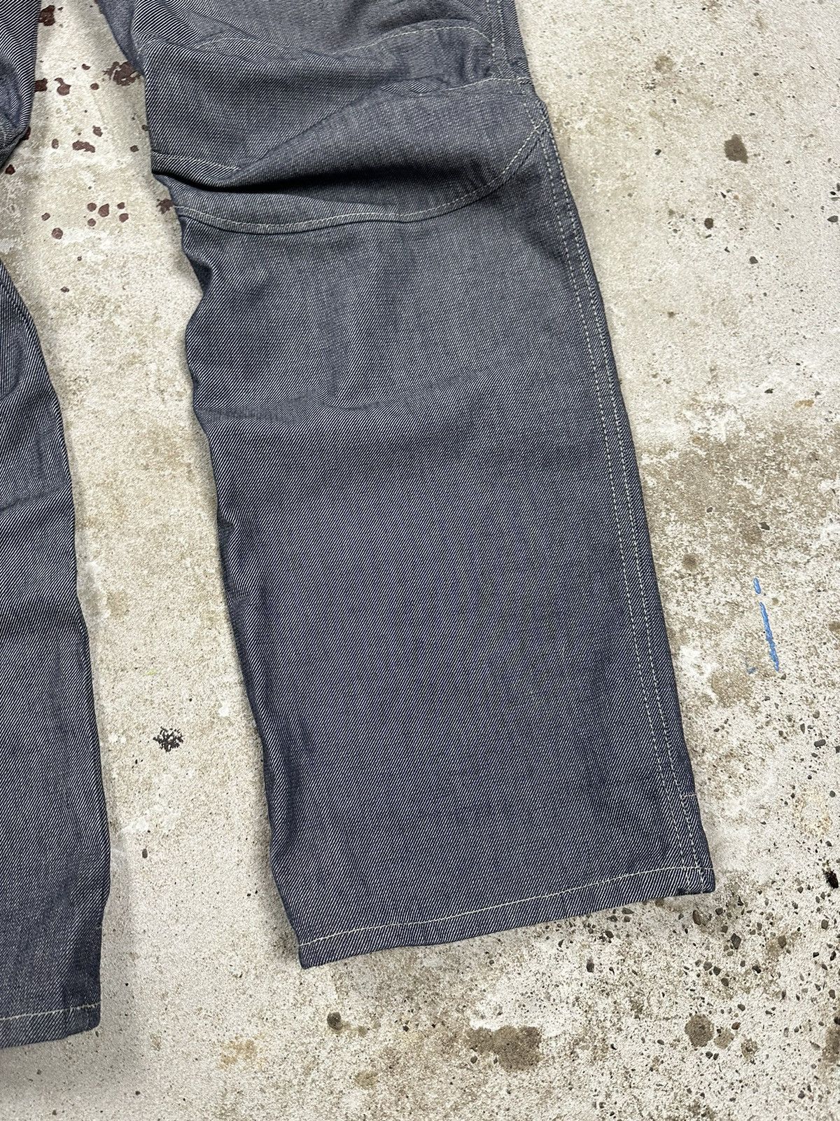 G-Star × Japanese Brand × Vintage Vintage Y2K G Star Raw Baggy Elwood Double Knee Pants Size US 33 - 4 Thumbnail