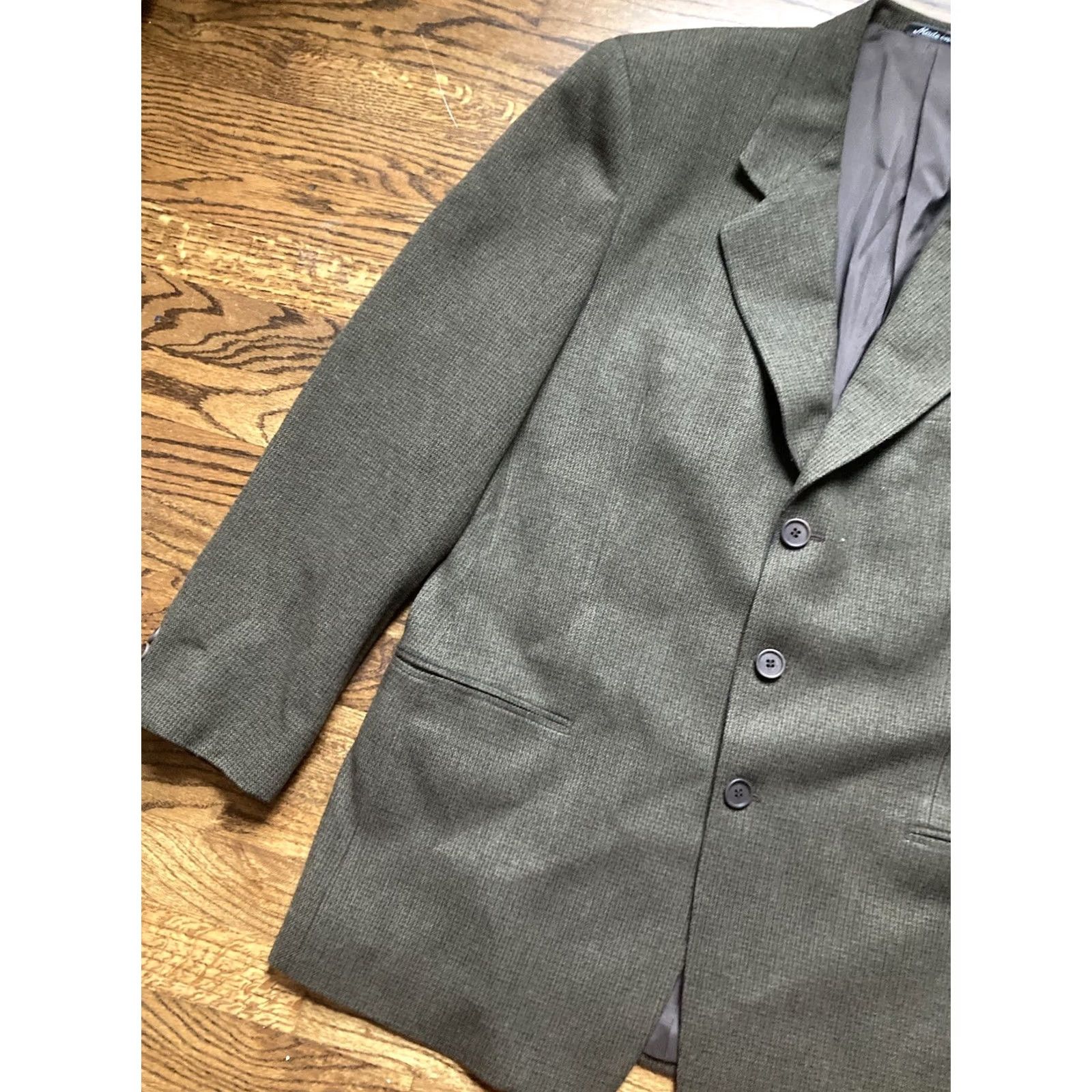 Giorgio Armani Giorgio Armani Jacket Mens 41R Wool Sport Coat Blazer Made in Italy 100% Sz Size 42R - 2 Thumbnail