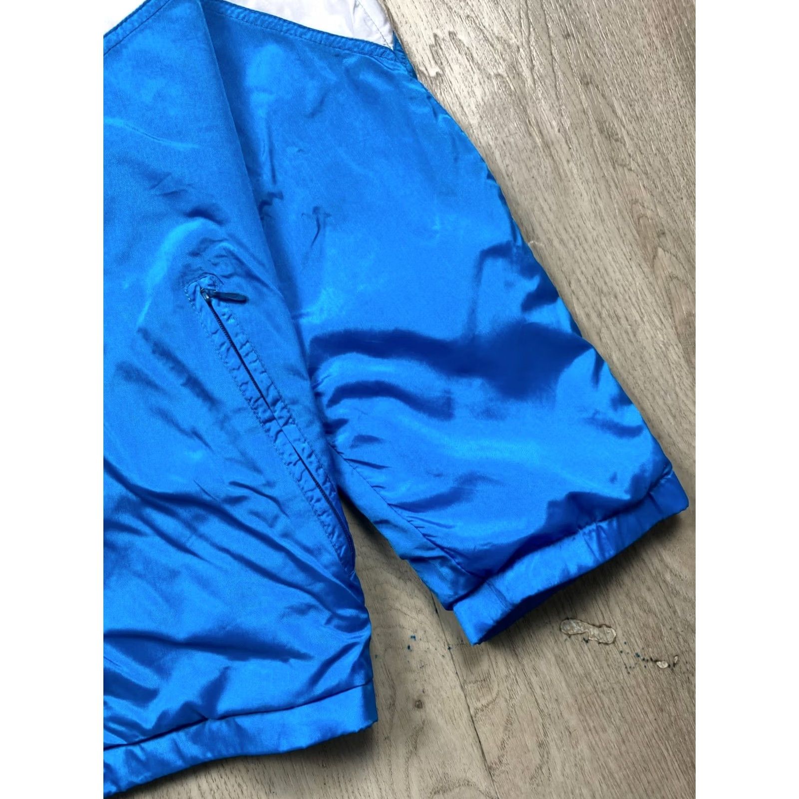 Adidas ADIDAS Track Jacket Track Pants 90s Vintage Mens Nylon XL Blue Tracksuit Mens 90s Size 46R - 4 Thumbnail
