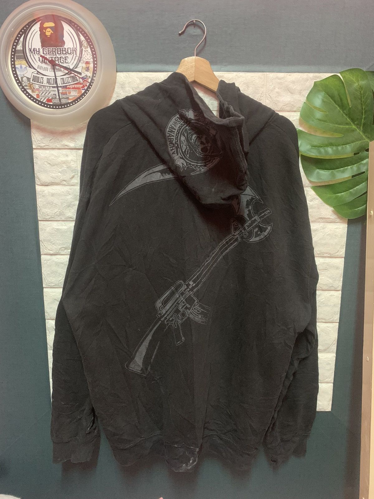 Vintage VINTAGE!! Sweater Hoodies Sond of Anarchy Size US XXL / EU 58 / 5 - 2 Thumbnail