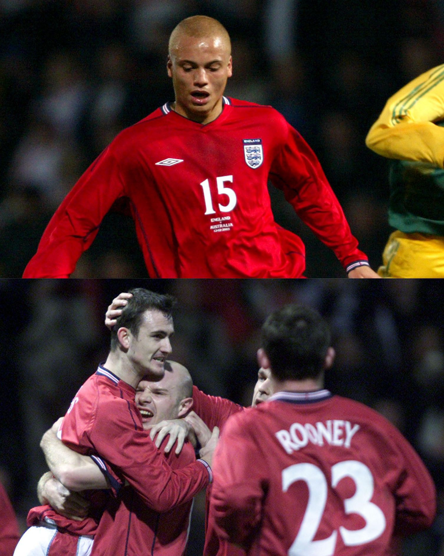 Umbro England Long Sleeve Away Kit 2002 2003 2004 Size US L / EU 52-54 / 3 - 7 Thumbnail