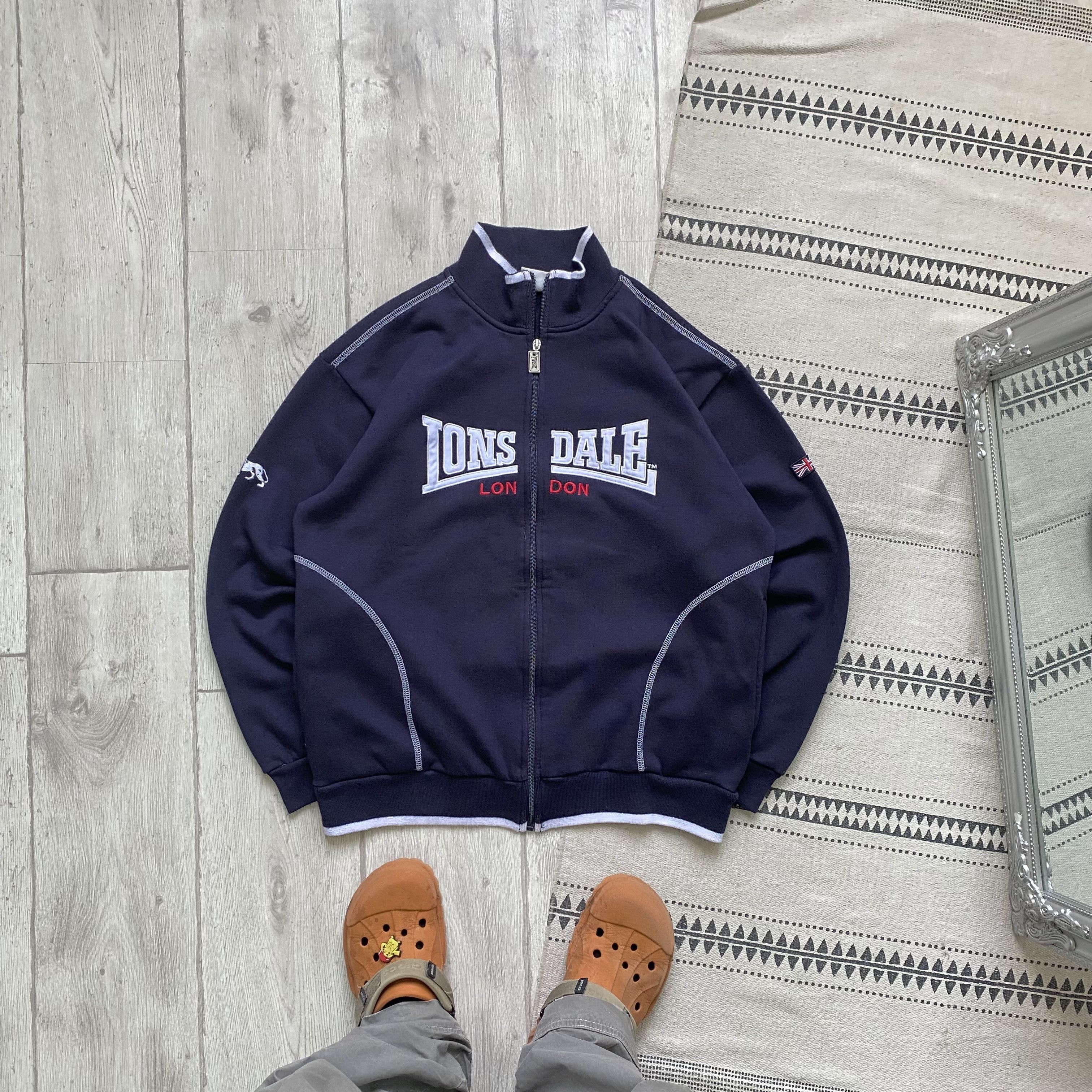 Lonsdale Vintage Lonsdale Sweatshirt Zip up track top Size US M / EU 48-50 / 2 - 1 Thumbnail