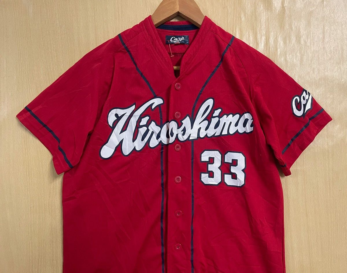 Japanese Brand × Vintage Vintage Baseball Jersey Hiroshima Carp M Streetwear Rare Size US M / EU 48-50 / 2 - 3 Thumbnail