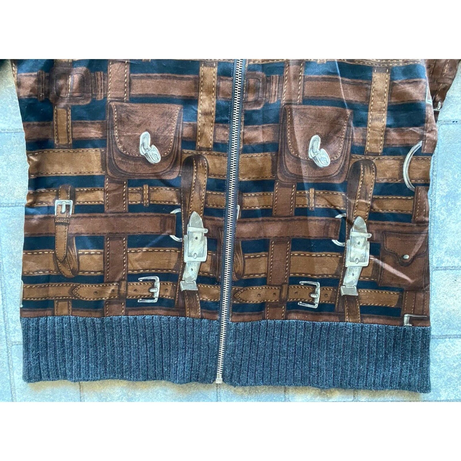 Ralph Lauren LauRen Ralph Lauren Silk Cashmere Women’s Long Sleeve Belts Graphic Shirt Sweater S Multicolor Full Zip Womens Size S / US 4 / IT 40 - 3 Thumbnail